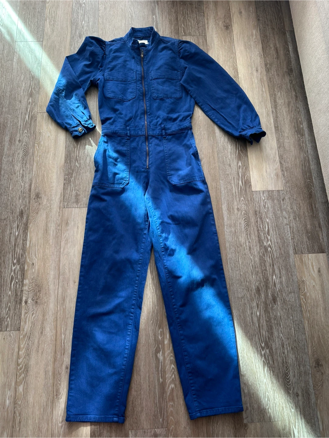 Sofie Schnoor Blue Denim Jumpsuit