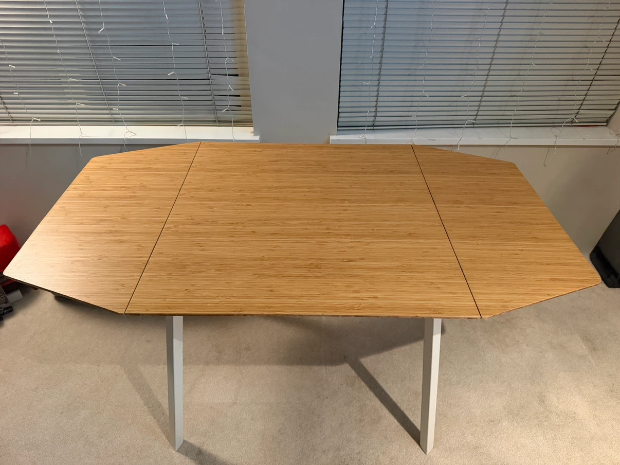 IKEA PS 2012 Drop Leaf Bamboo Dining Table - photo 2