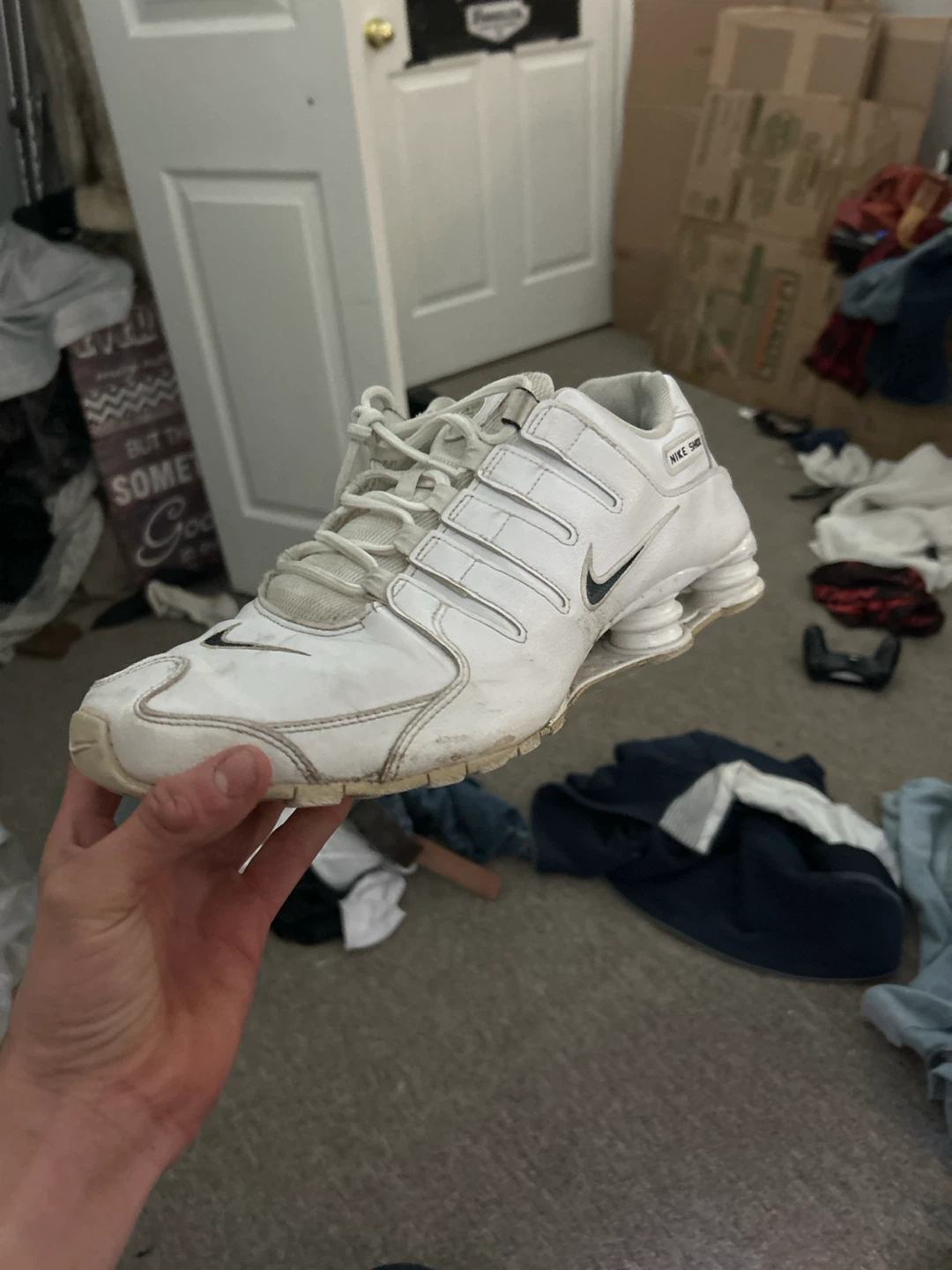 Nike Shox White Sneakers