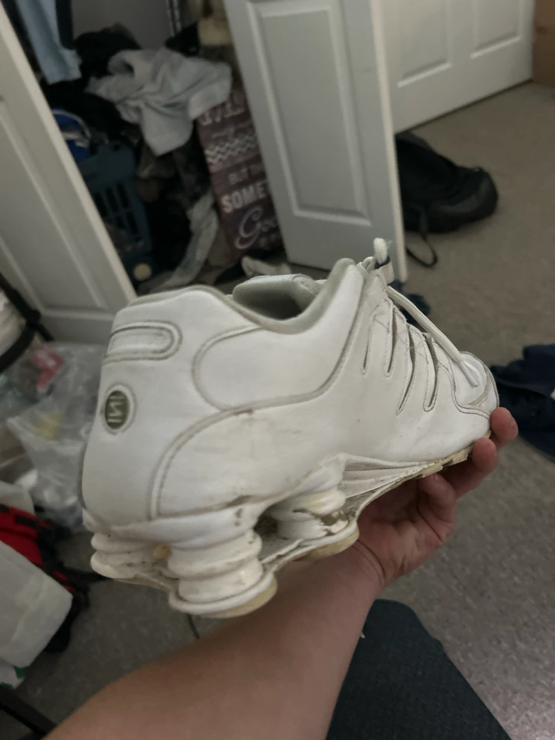 Nike Shox White Sneakers - photo 2