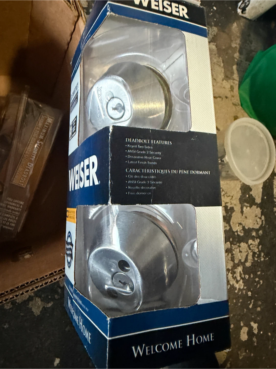Weiser Maximum Security Double Cylinder Deadbolt - photo 2