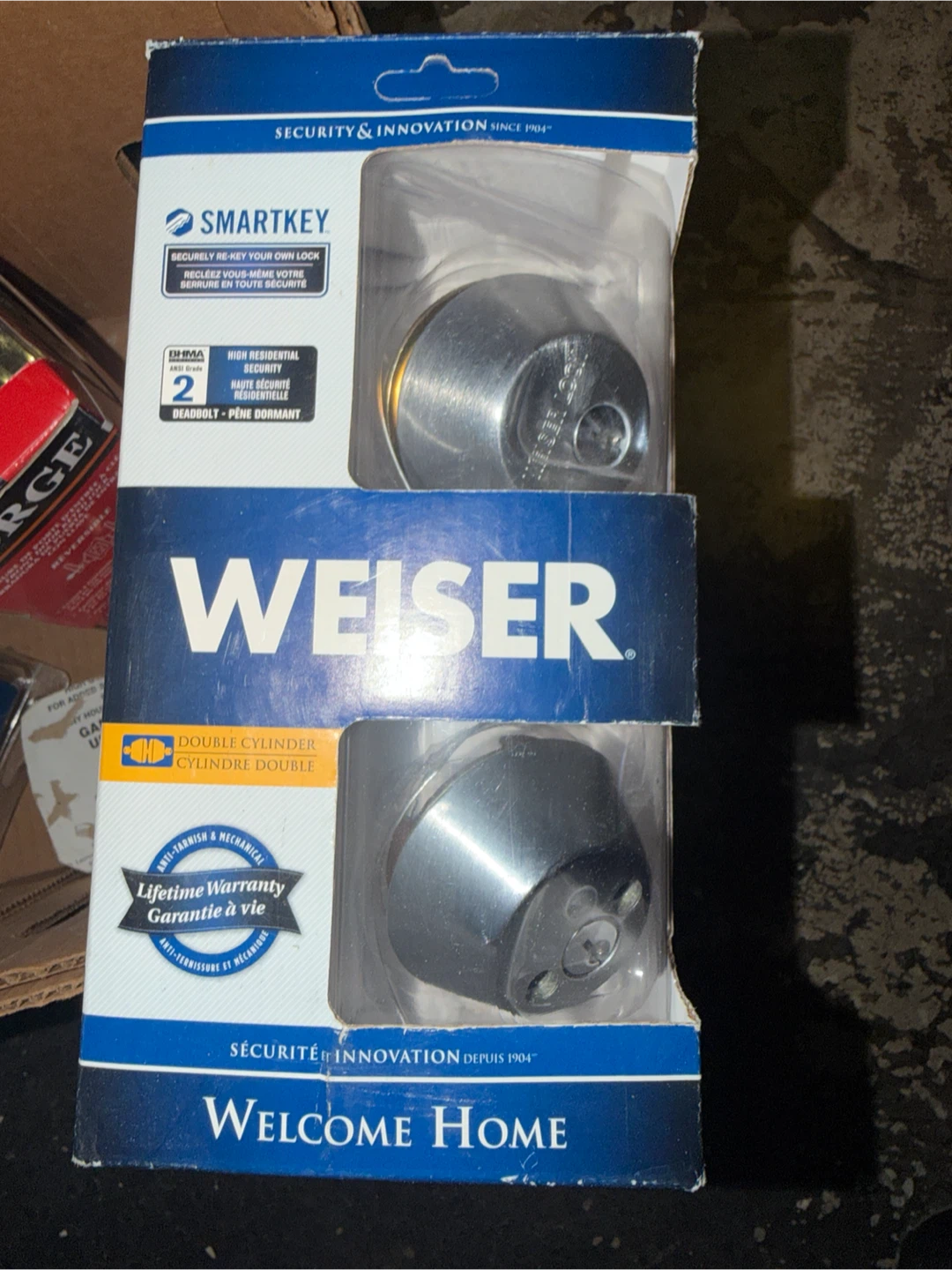Weiser Maximum Security Double Cylinder Deadbolt - photo 3