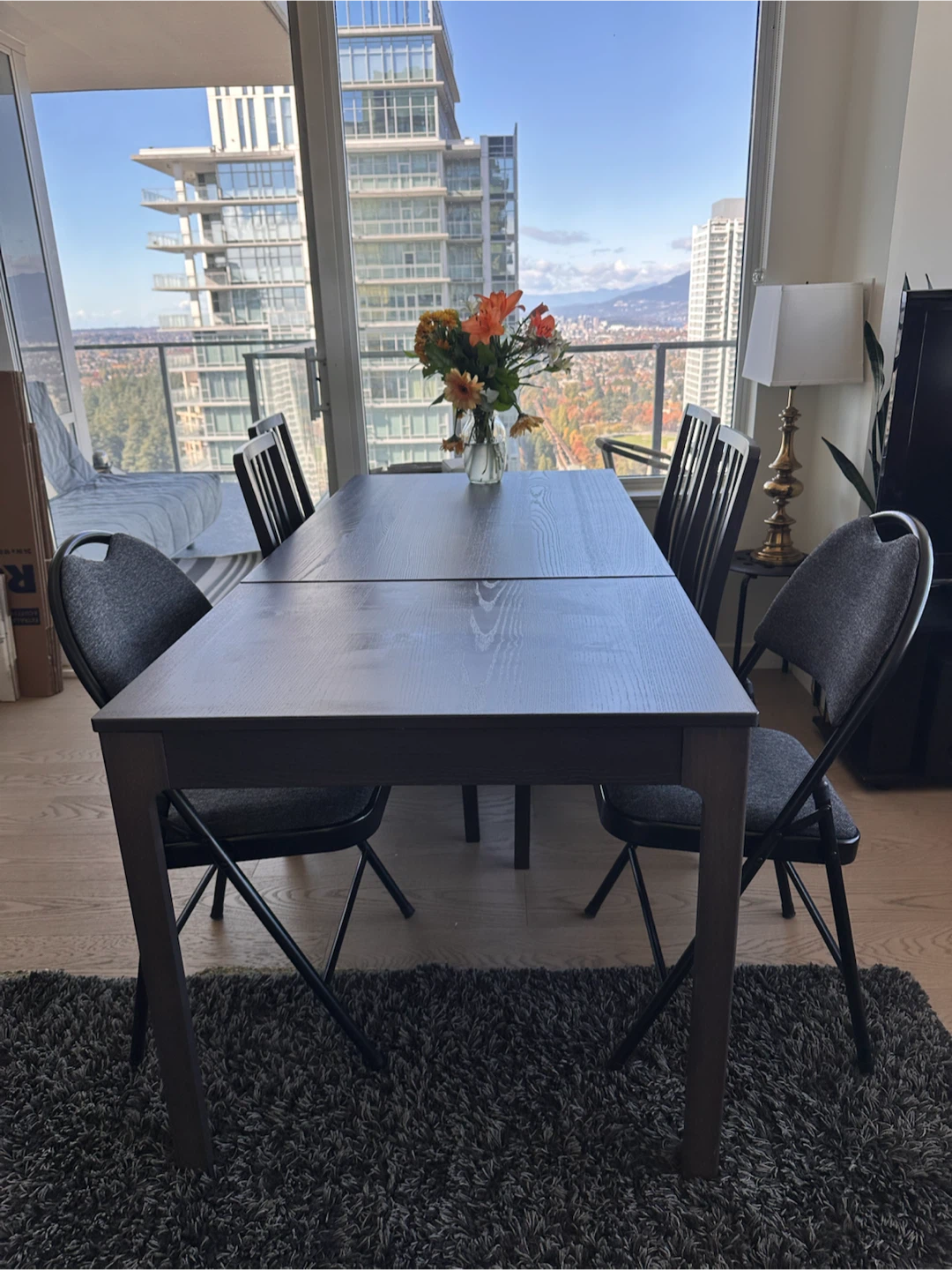 Ikea EKEDALEN expandable dining table brown - photo 2