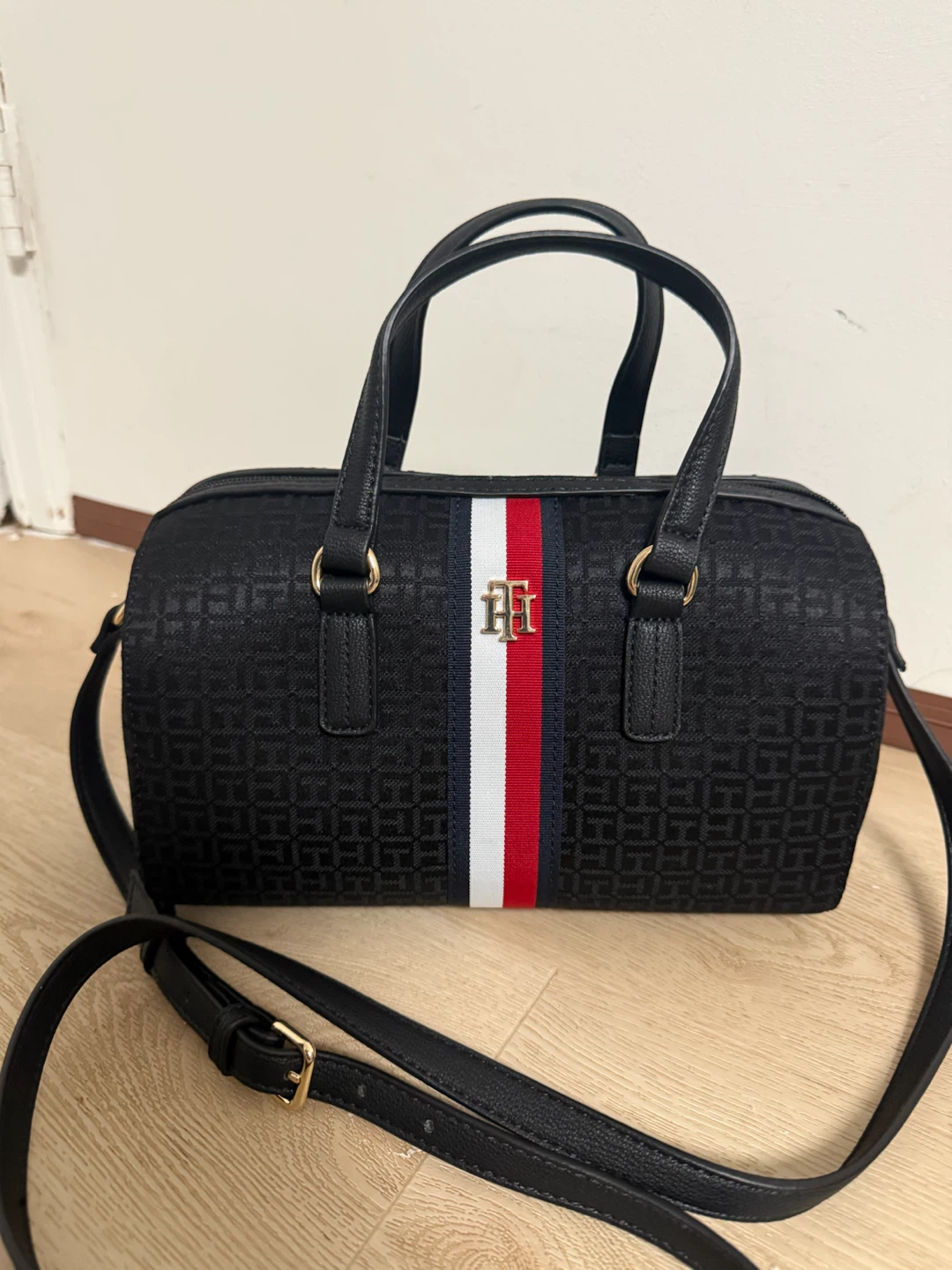 Tommy Hilfiger Monogram Satchel