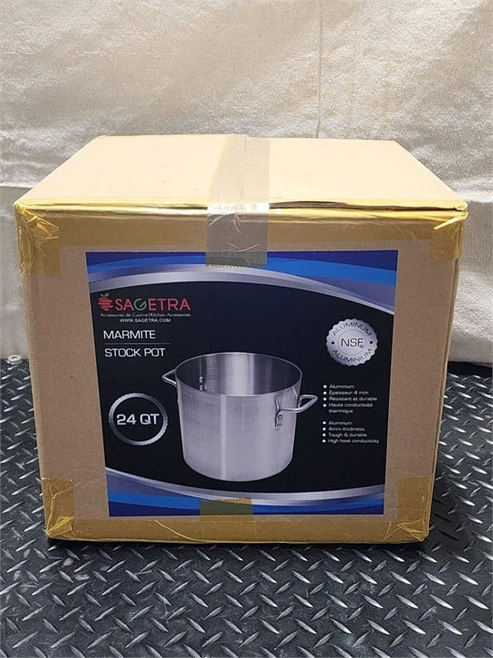 Sagetra 24 Quart Aluminum Stock Pot - photo 3