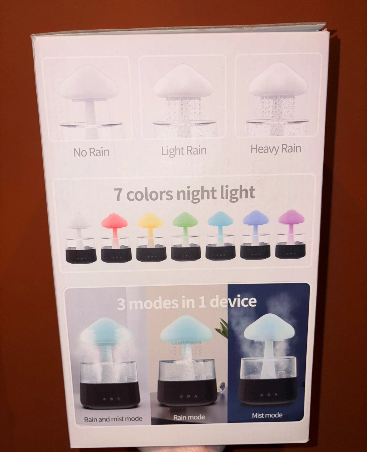 Rain Cloud Humidifier and Aroma Diffuser - photo 2