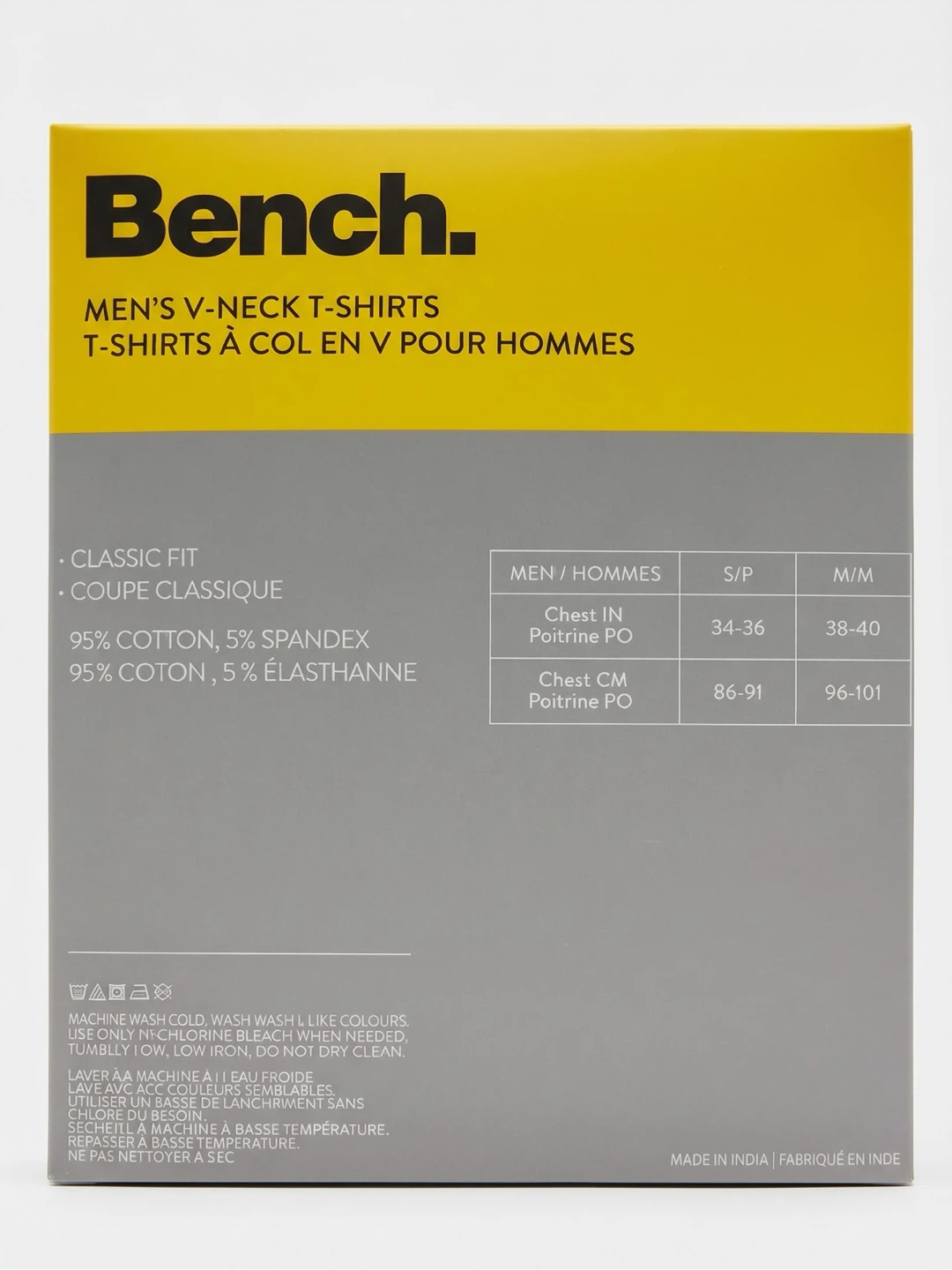NEW - Bench Men's V-Neck T-Shirts (4-Pack, BLK, Medium) - photo 2