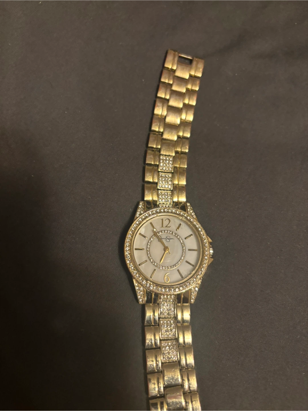 Jessica Simpson JS0033GD Gold Tone Watch