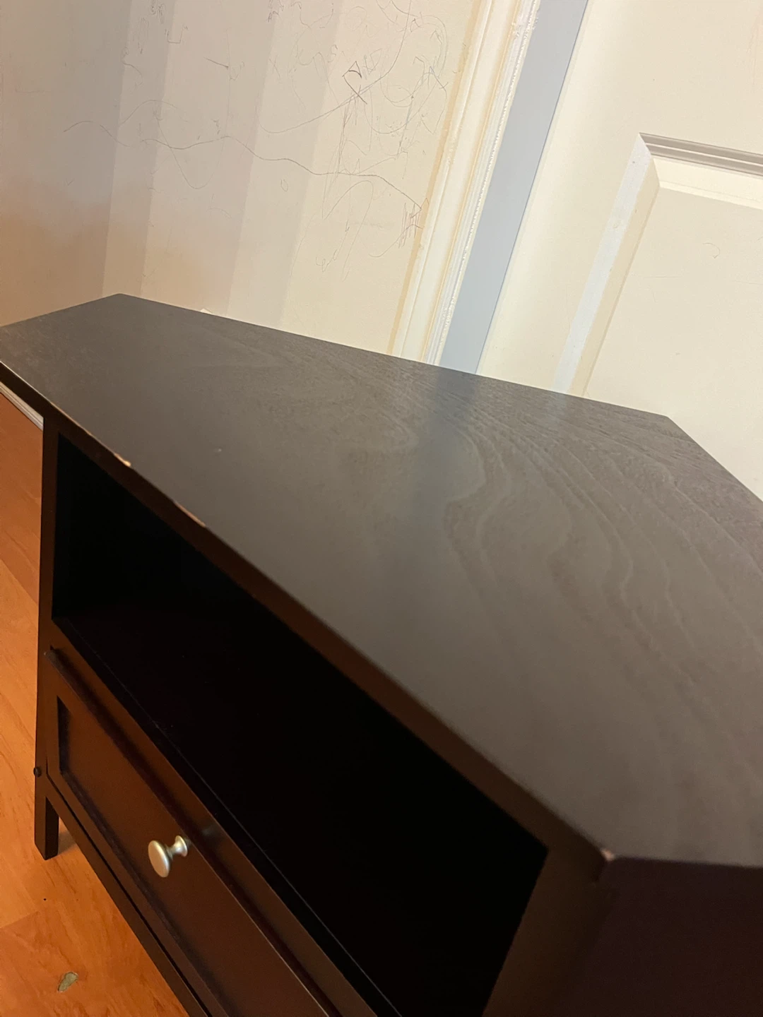 Corner TV Stand with Storage - photo 3