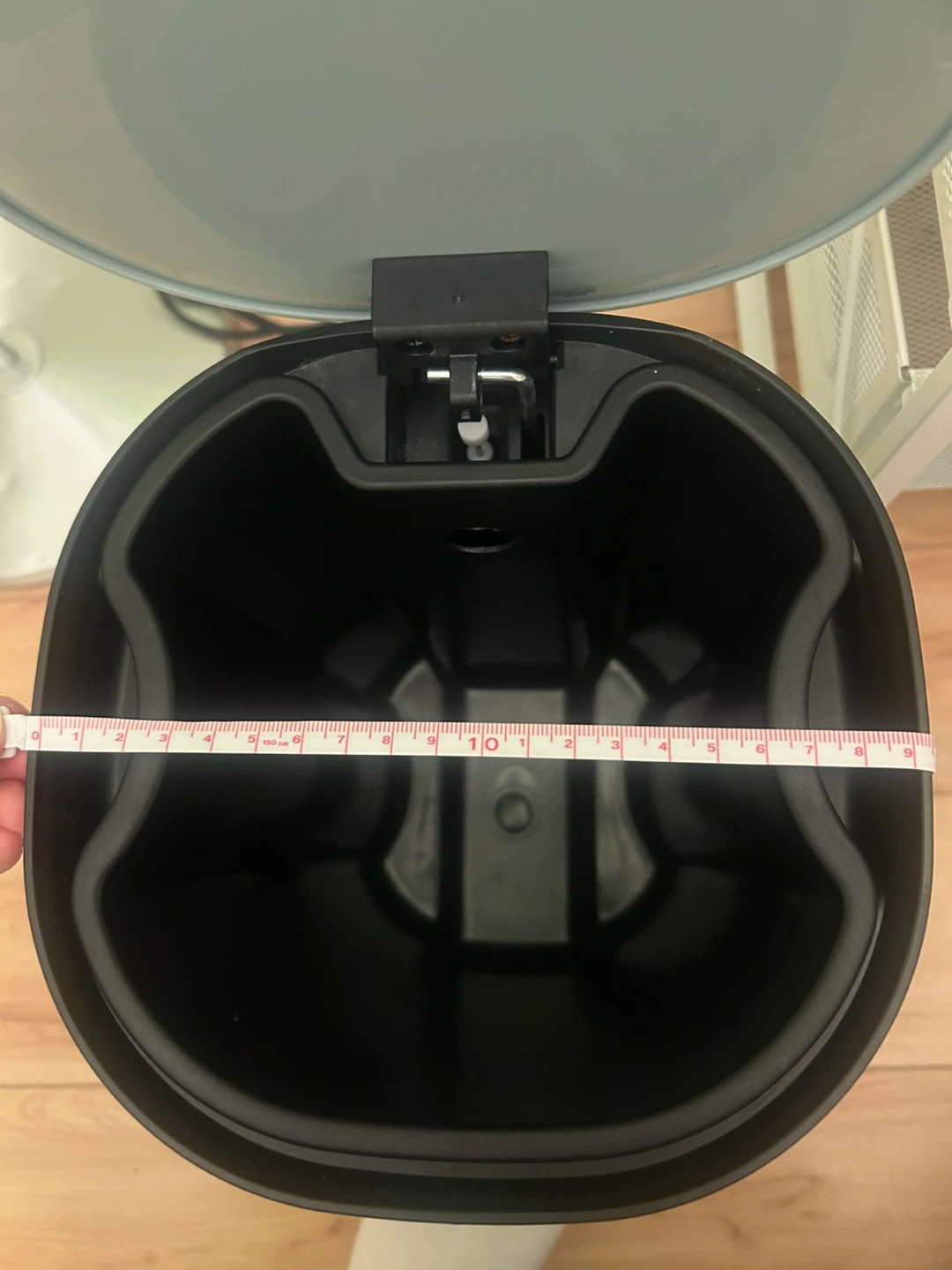 Light Blue Pedal Trash Bin - photo 3
