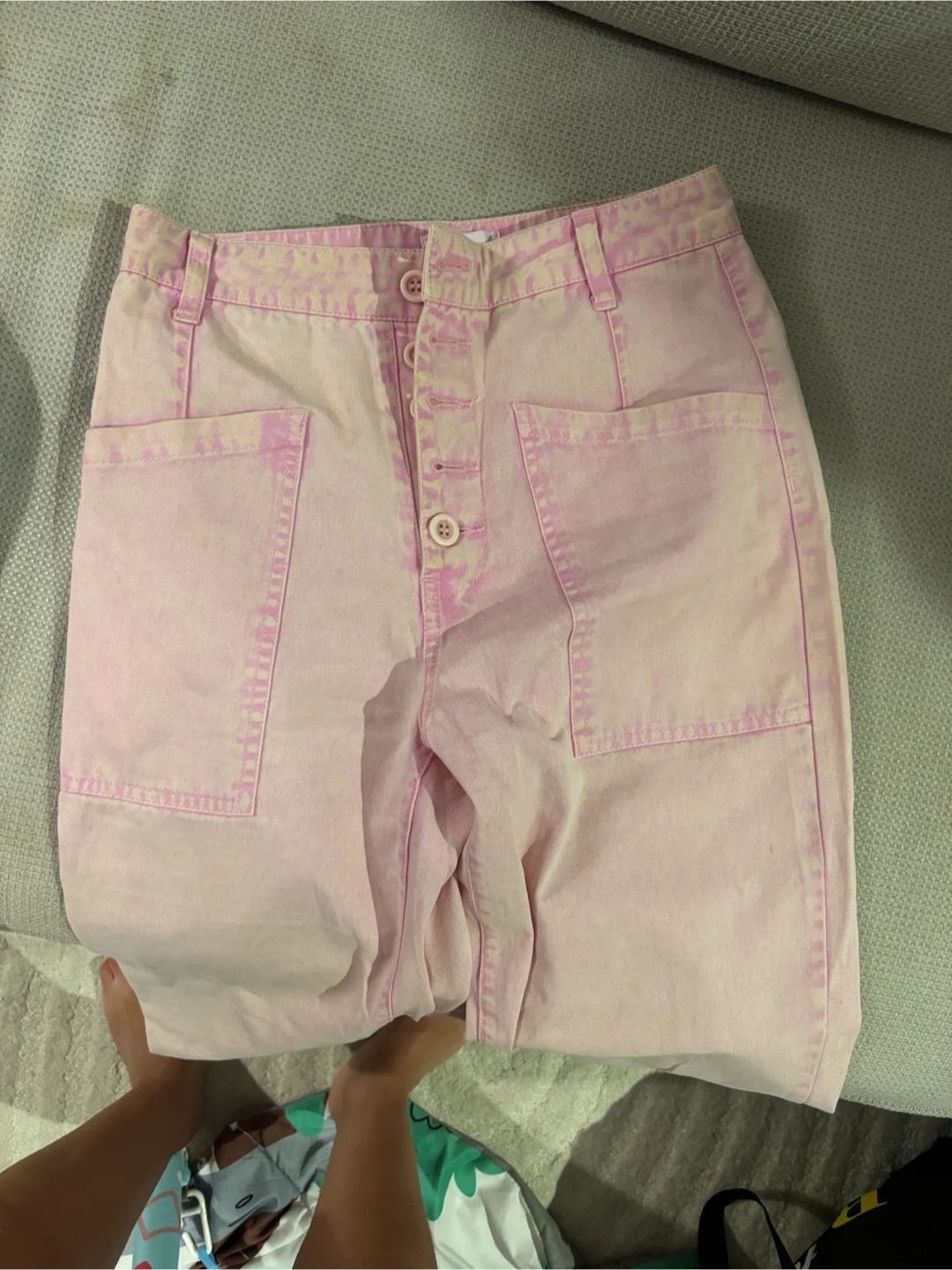 Pistola Pink Tie-Dye Jeans