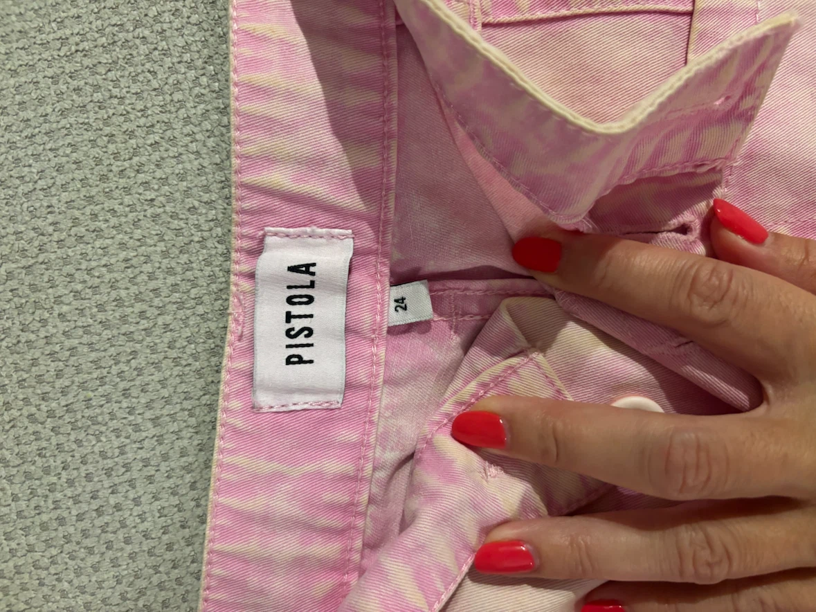 Pistola Pink Tie-Dye Jeans - photo 2