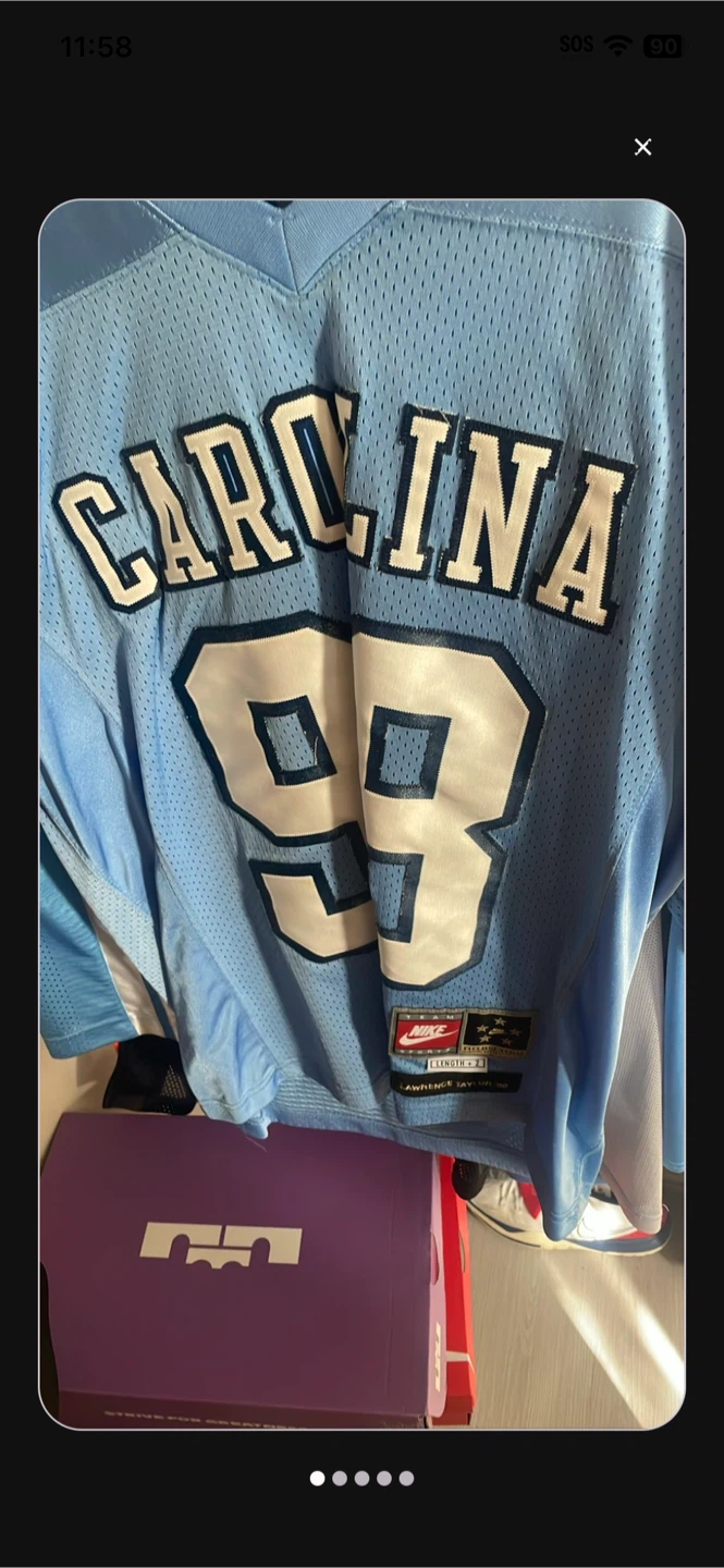 Nike Carolina Lawrence Taylor Jersey