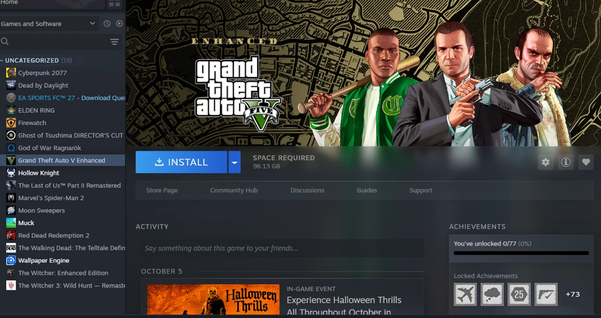 Selling loaded steam account