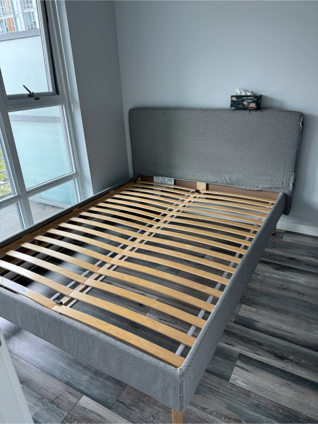 Free Ikea Queen Bed Frame (sorry my cat scratched it)