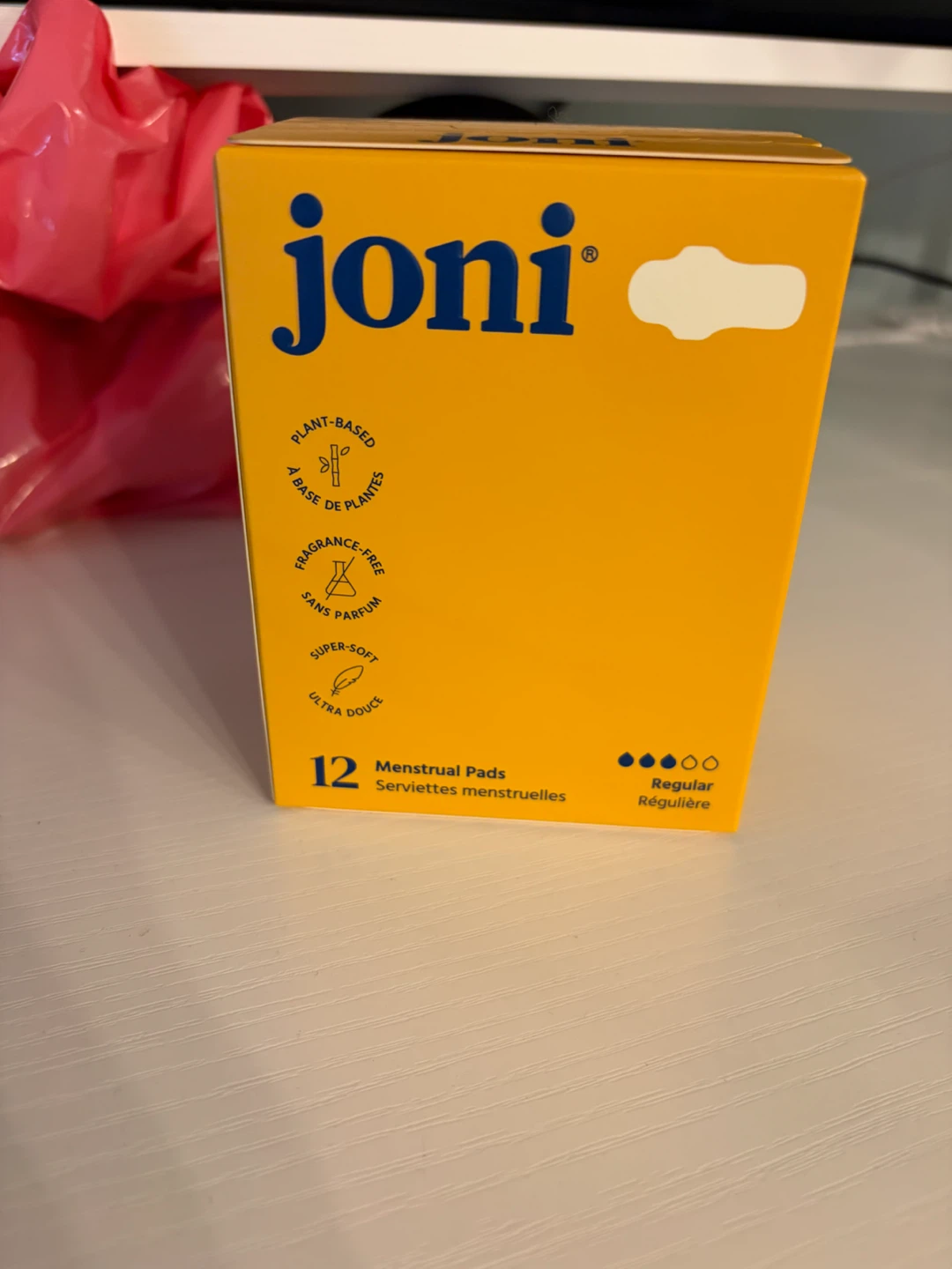 joni Regular Menstrual Pads 12-Pack