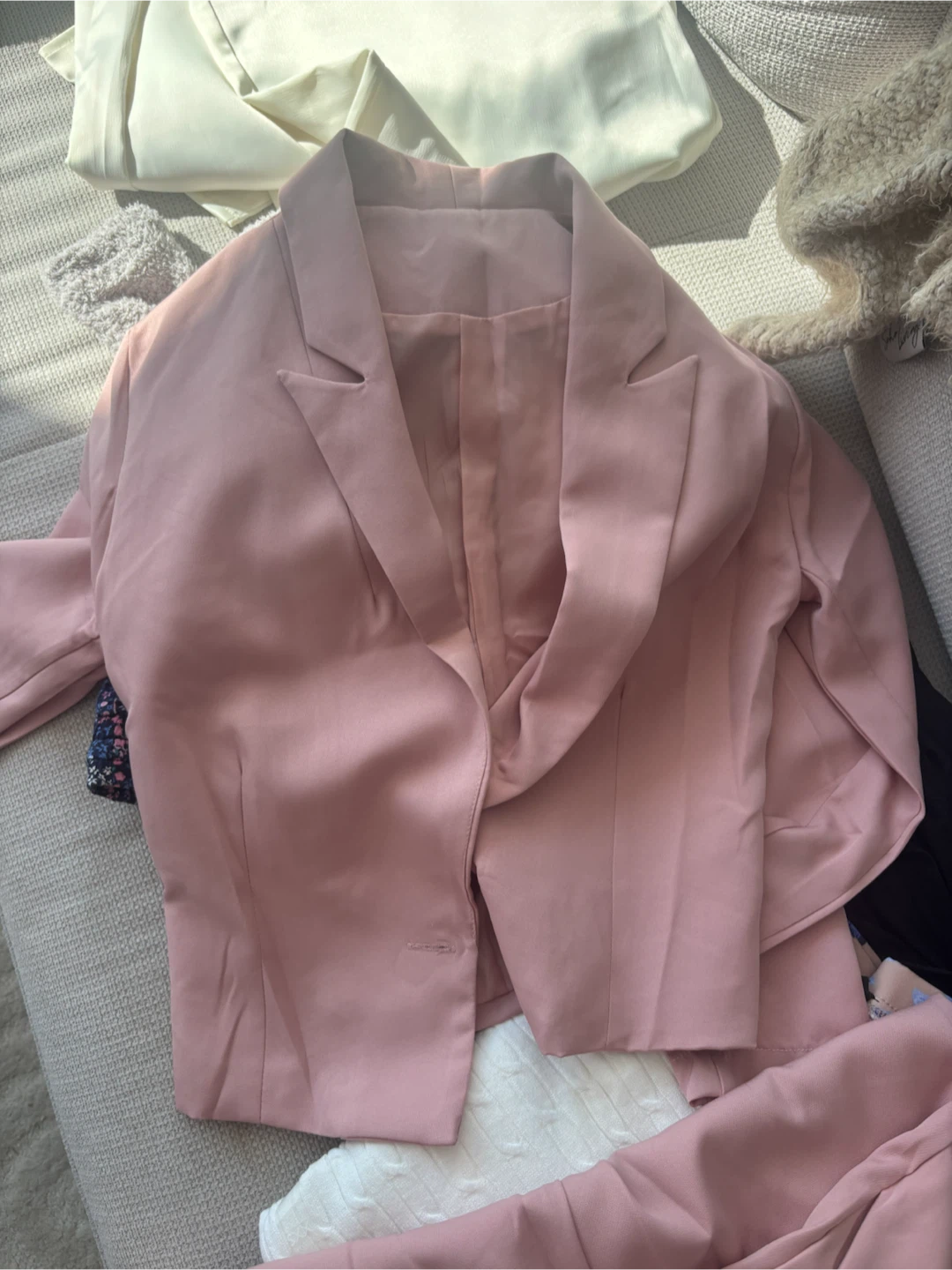 Shein Dusty Pink Ladies Suit Set - photo 2