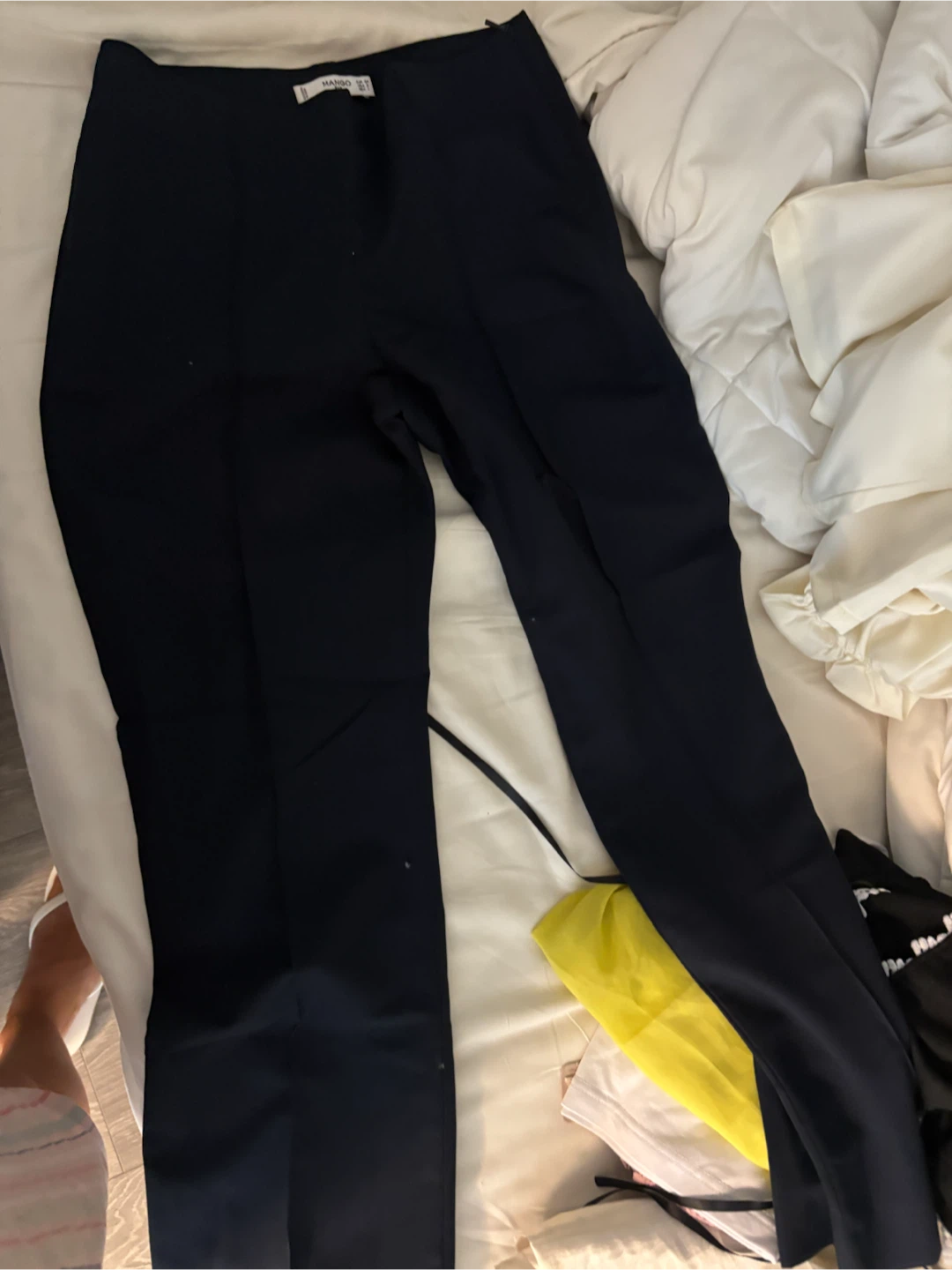 Mango Suit Navy Trousers Size 2