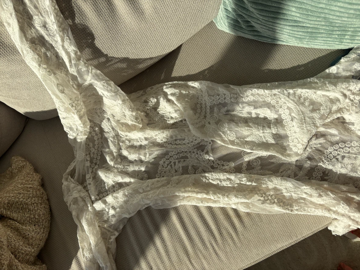 White Lace Cardigan