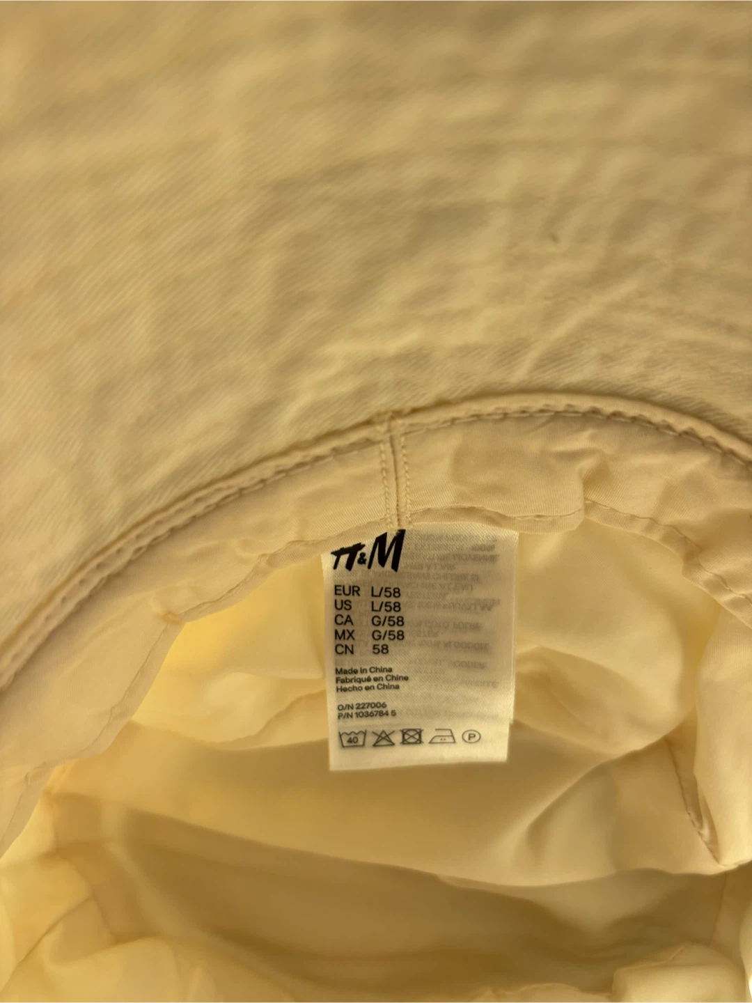 H&M Cream Bucket Hat - photo 3