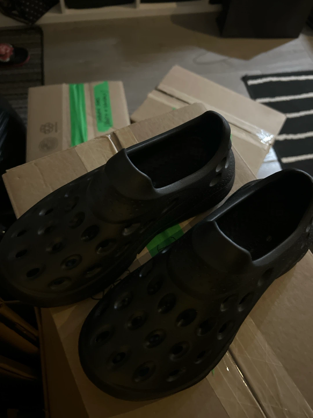 Black Foam Slip-on Shoes - photo 2