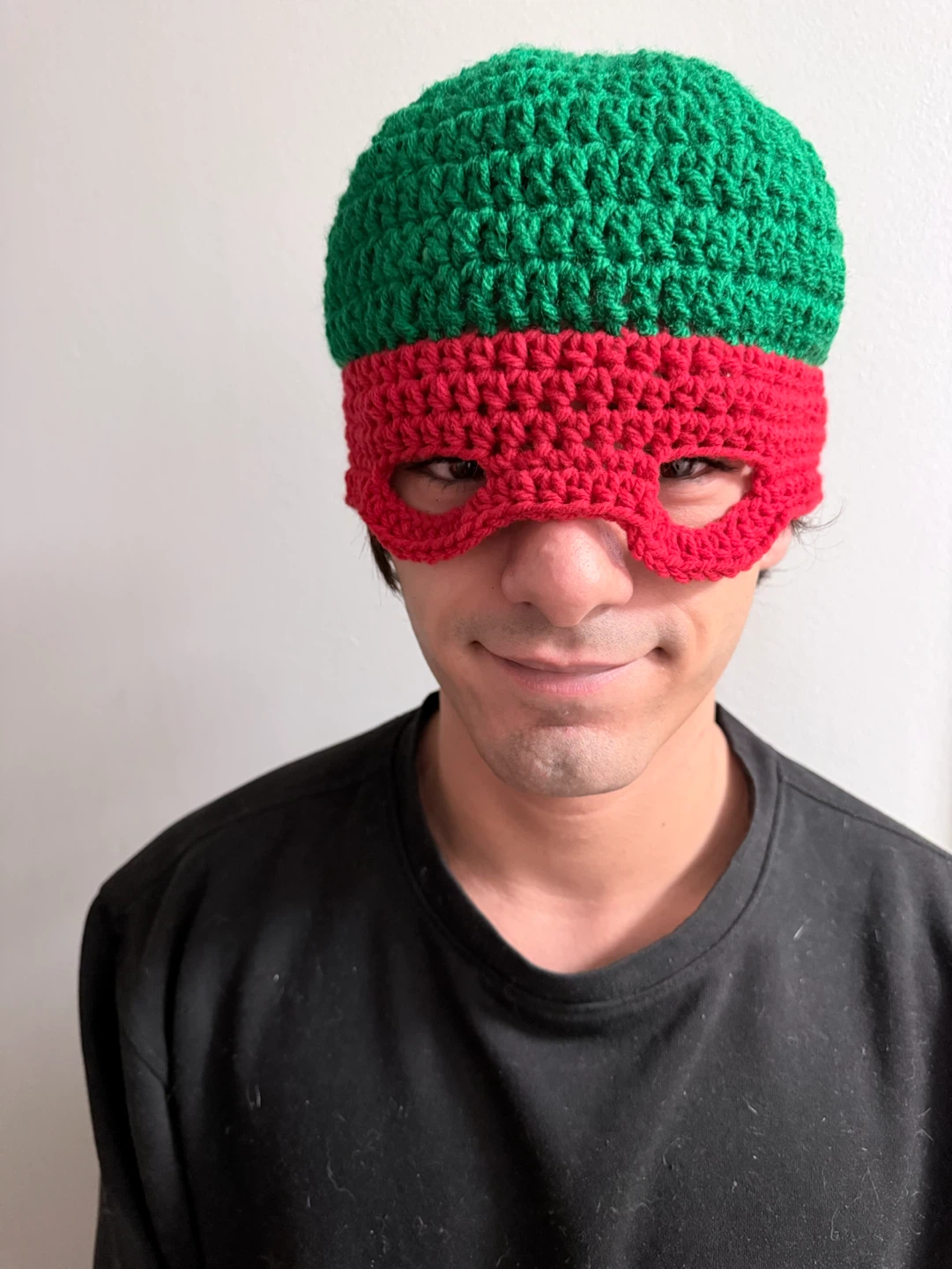 Crochet ninja turtle rave hat - photo 2