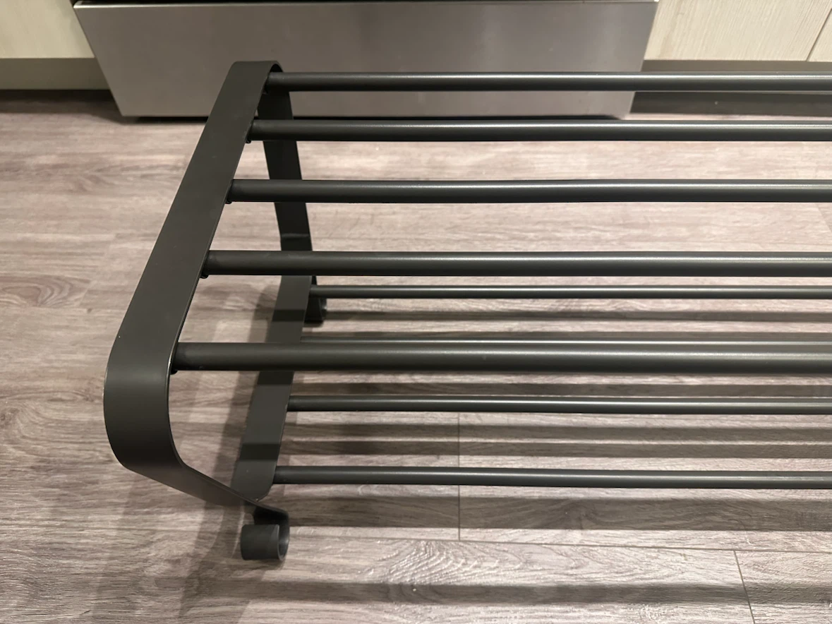 IKEA Black Metal Shoe Rack - photo 2