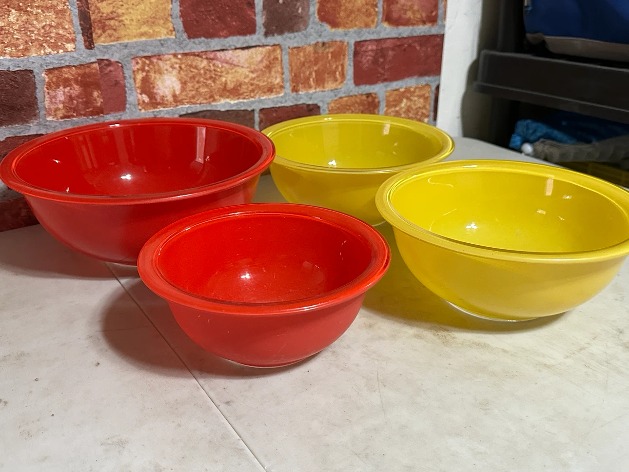 Pyrex Primary Colour Mixing Bowl Set - photo 3