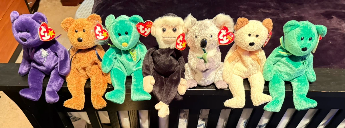 Set of 7 Ty Beanie Babies - photo 2