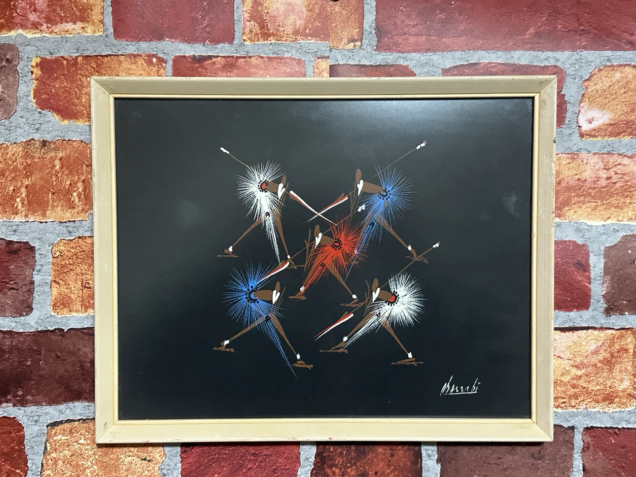 Vintage Framed African Art Prints