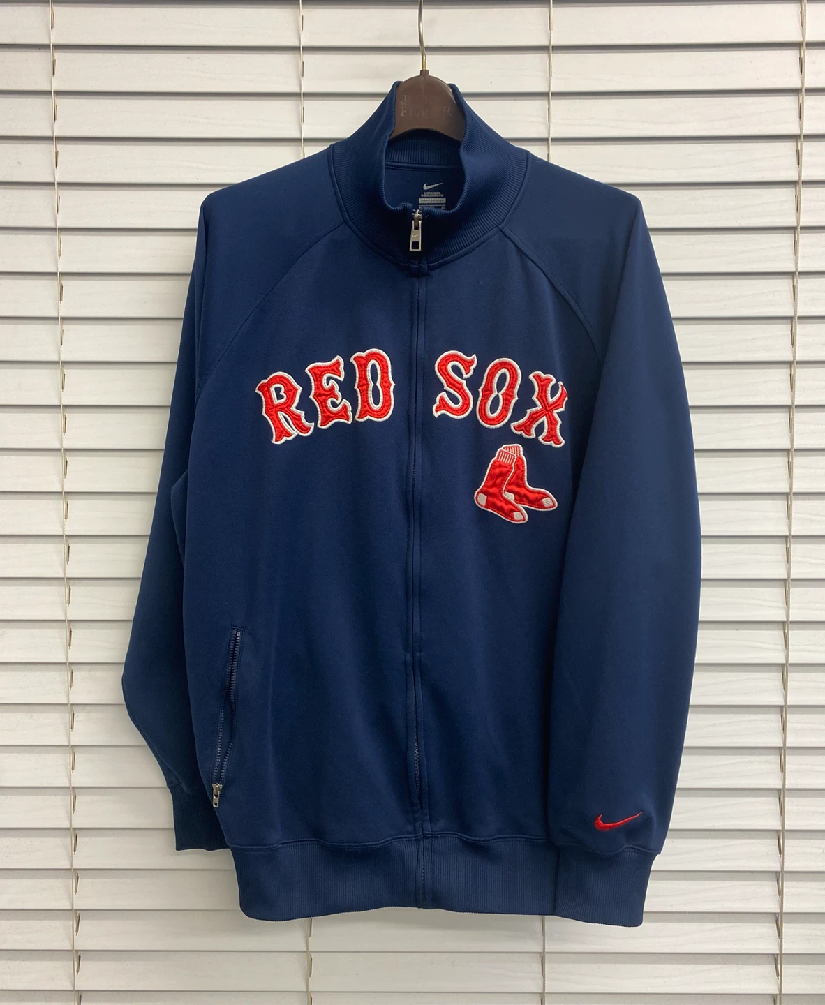 Vintage Nike Boston Red Sox Track Jacket - XL