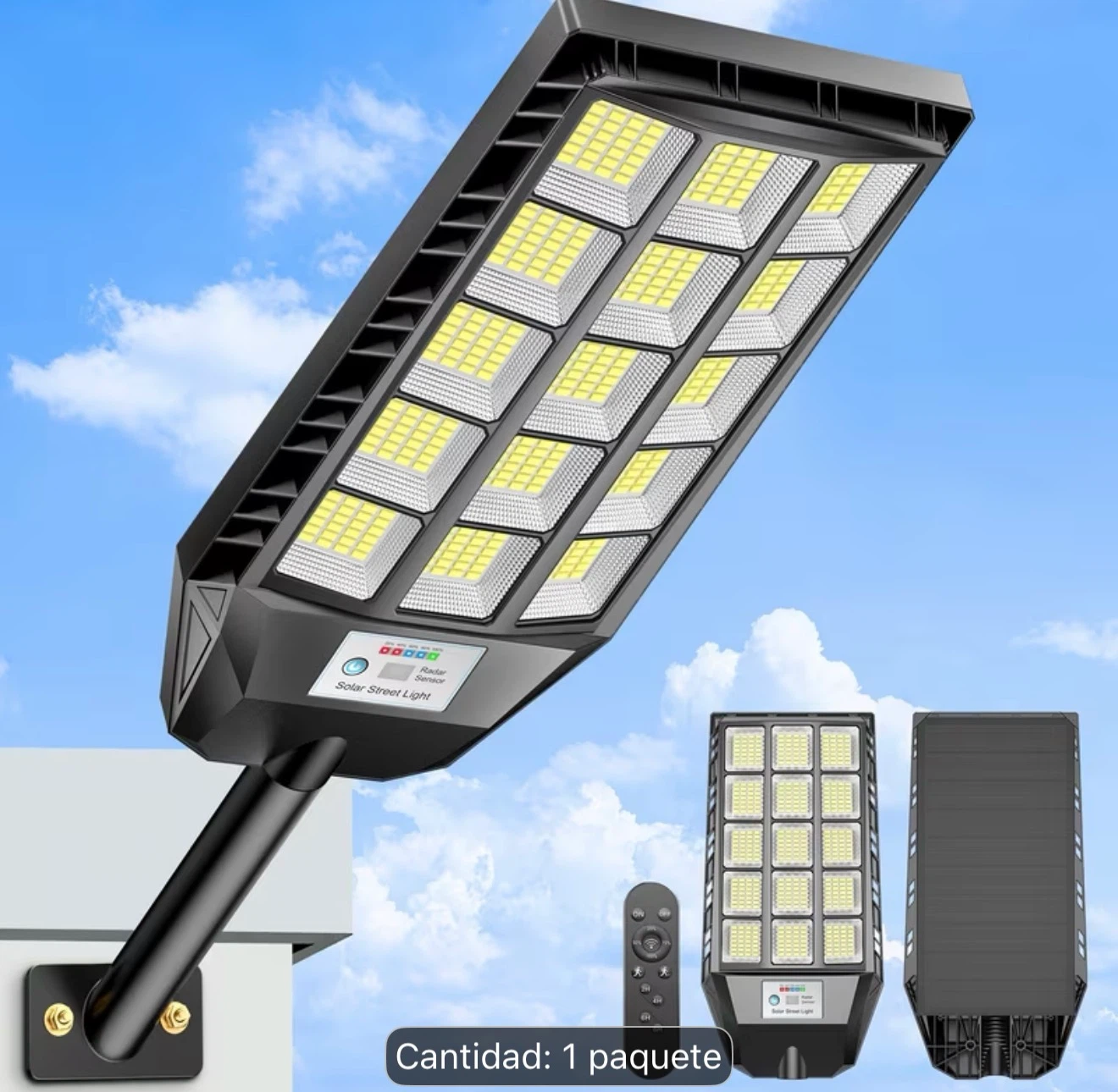 Solar LED Street Light with Motion Sensor