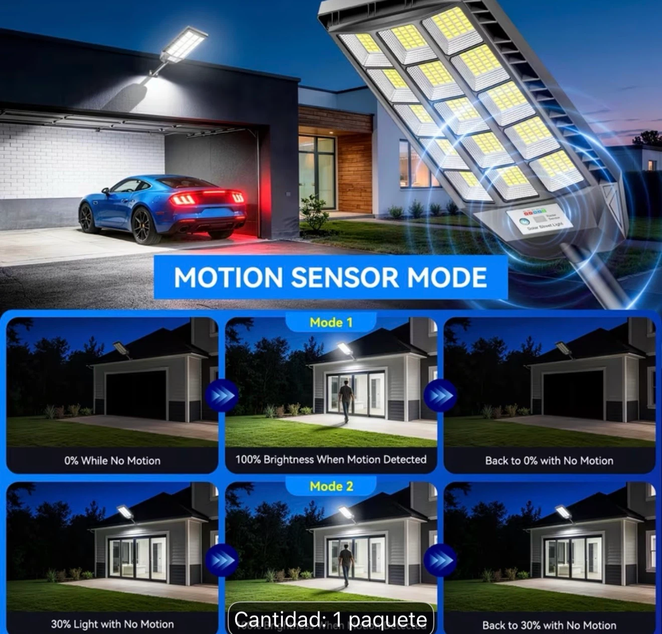 Solar LED Street Light with Motion Sensor - photo 4