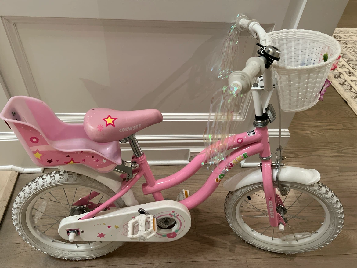 Coewske Kids Pink Bicycle 16 Inch