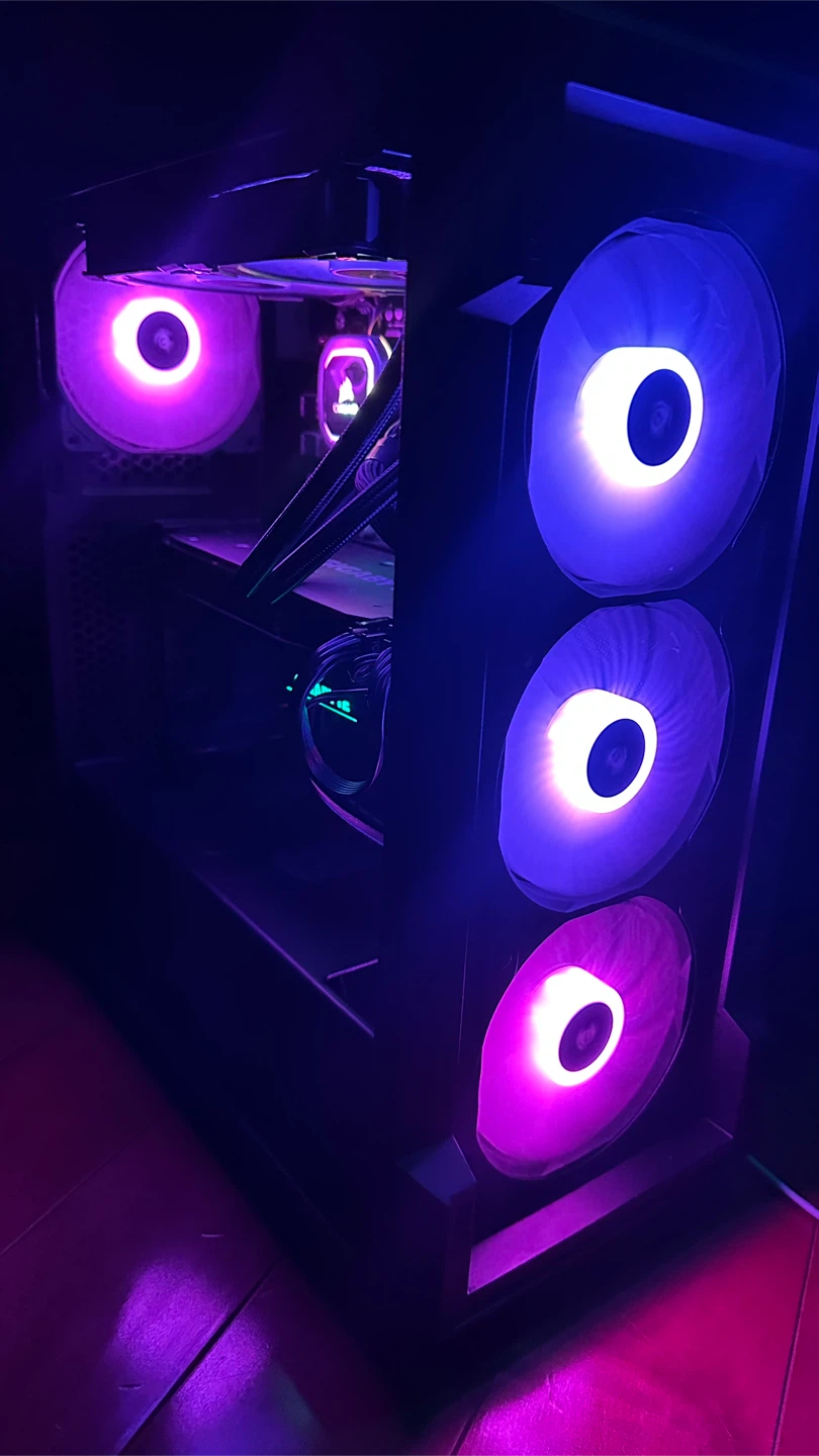 Black RGB Gaming PC — RTX 3070, Intel i7-10700KF