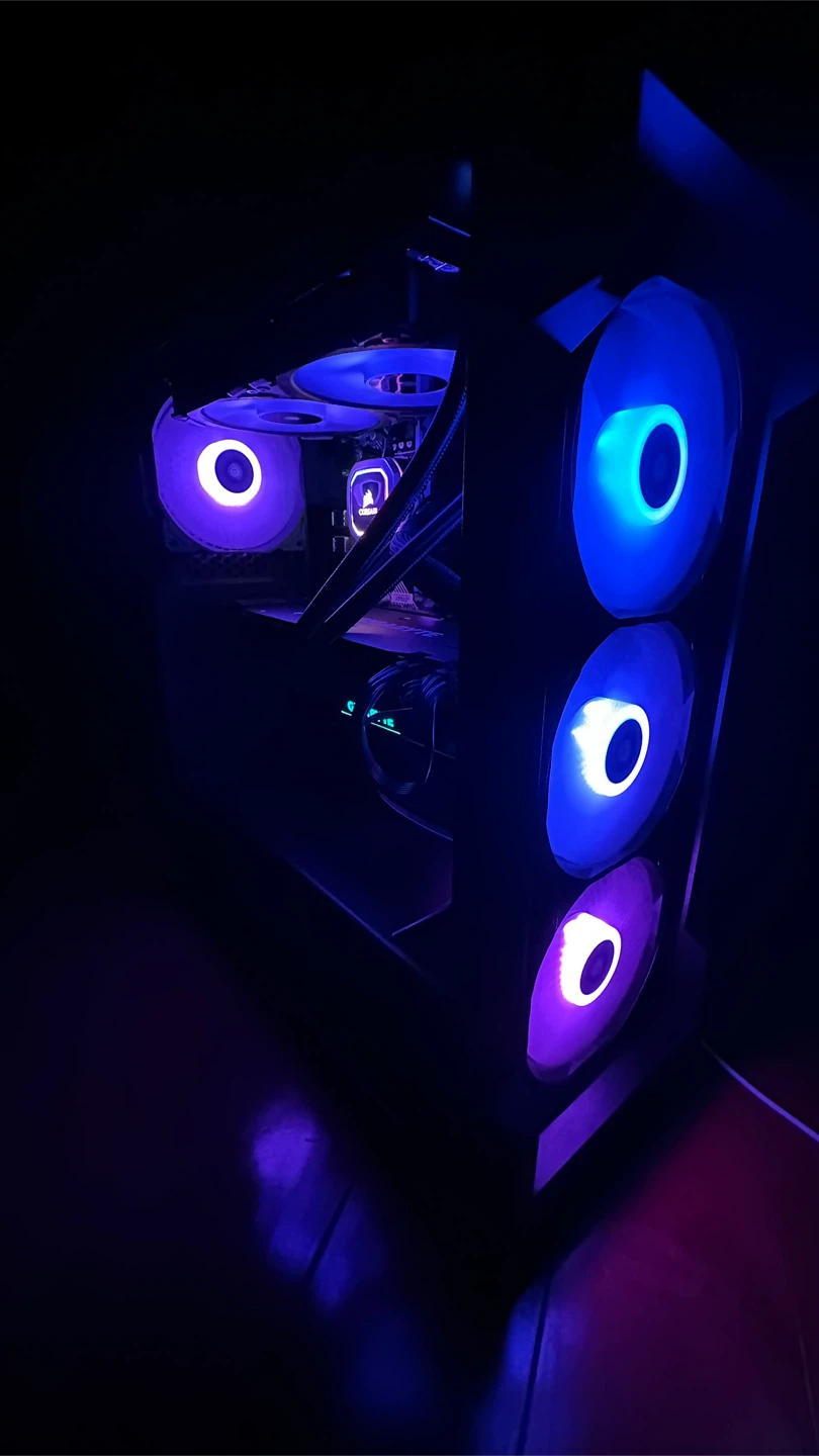 Black RGB Gaming PC — RTX 3070, Intel i7-10700KF - photo 3