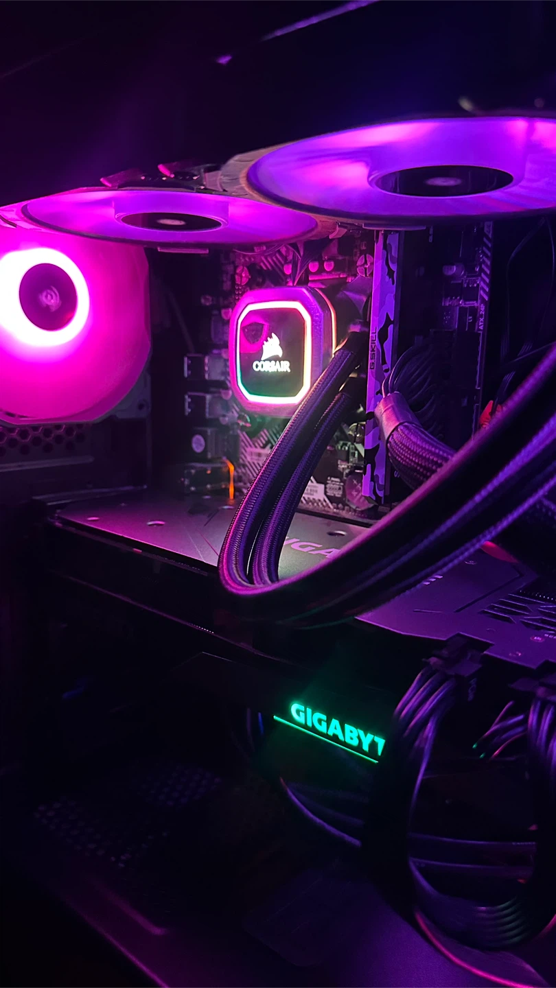 Black RGB Gaming PC — RTX 3070, Intel i7-10700KF - photo 4