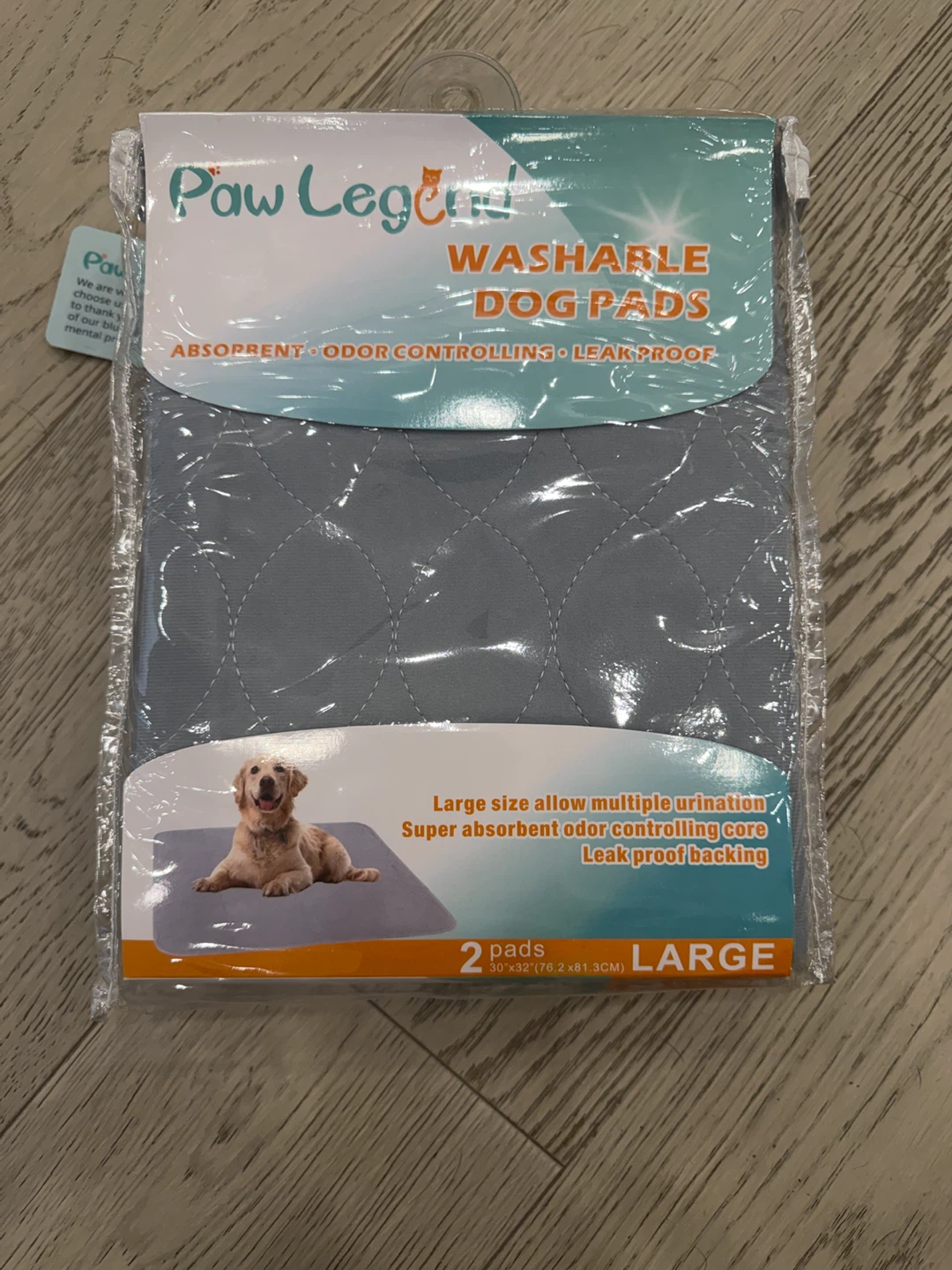 Paw Legend Washable Dog Pads Large 2 Pack