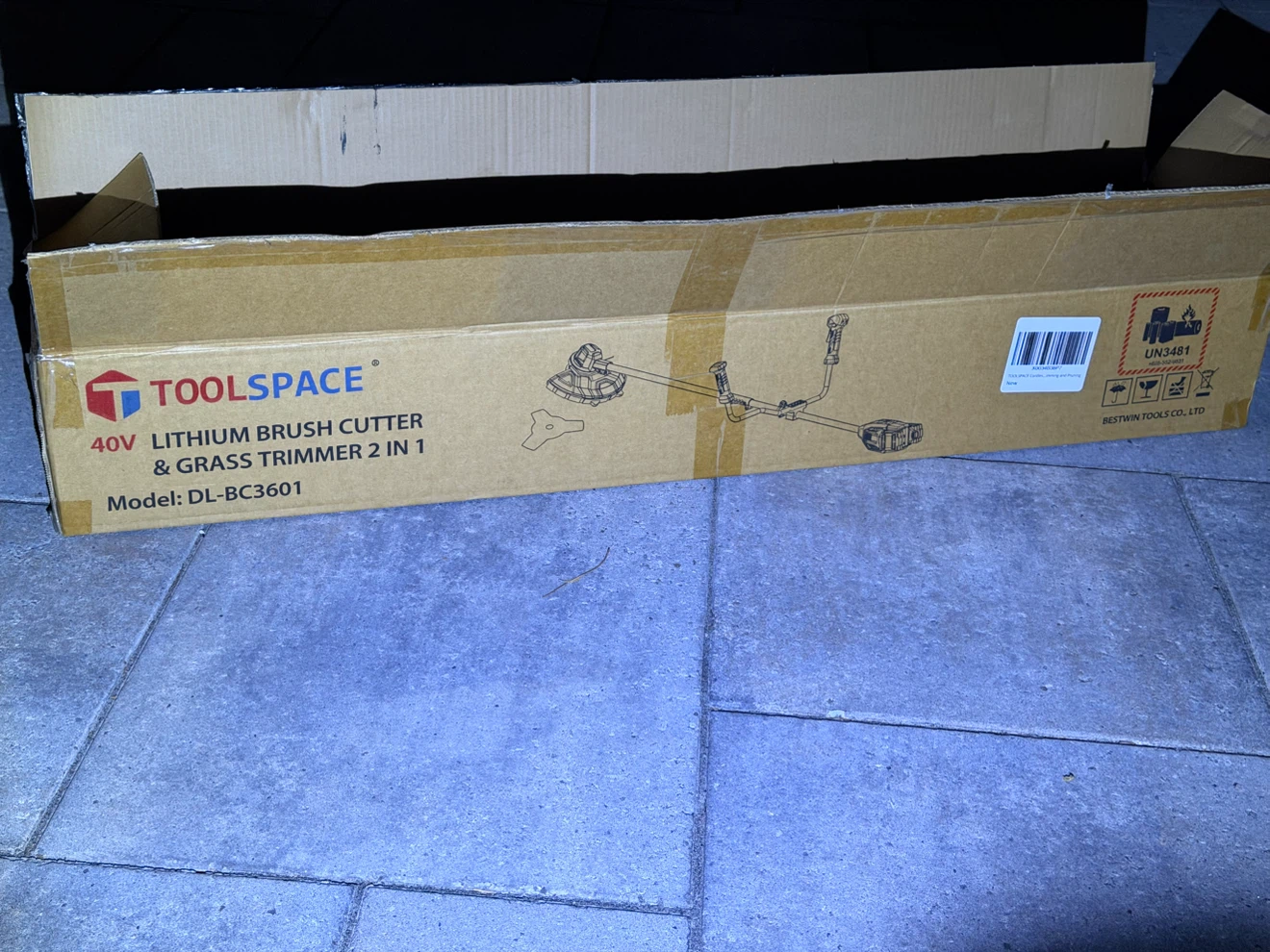 (BRAND NEW)Toolspace 40V 2-in-1 Brush Cutter and Grass Trimmer - photo 4