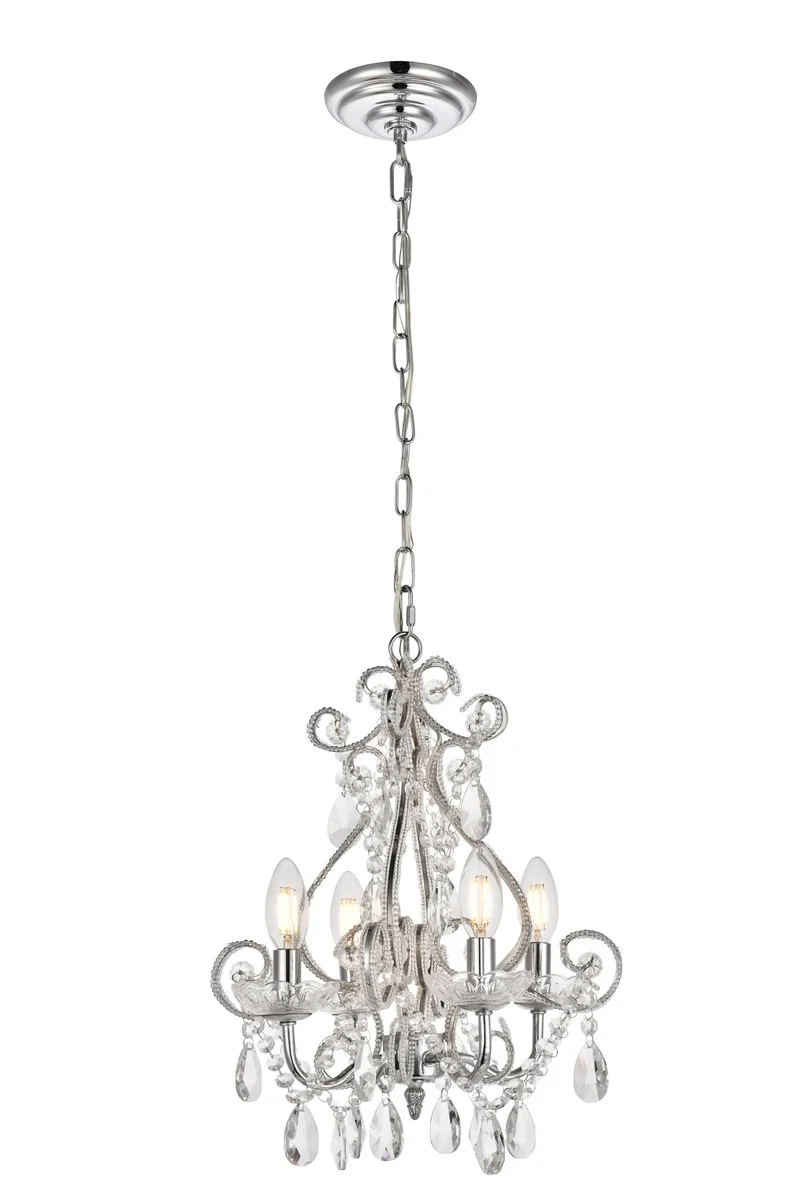 NEW Factory Sealed-Elegant Kato 4-Light Crystal Chandelier - photo 2