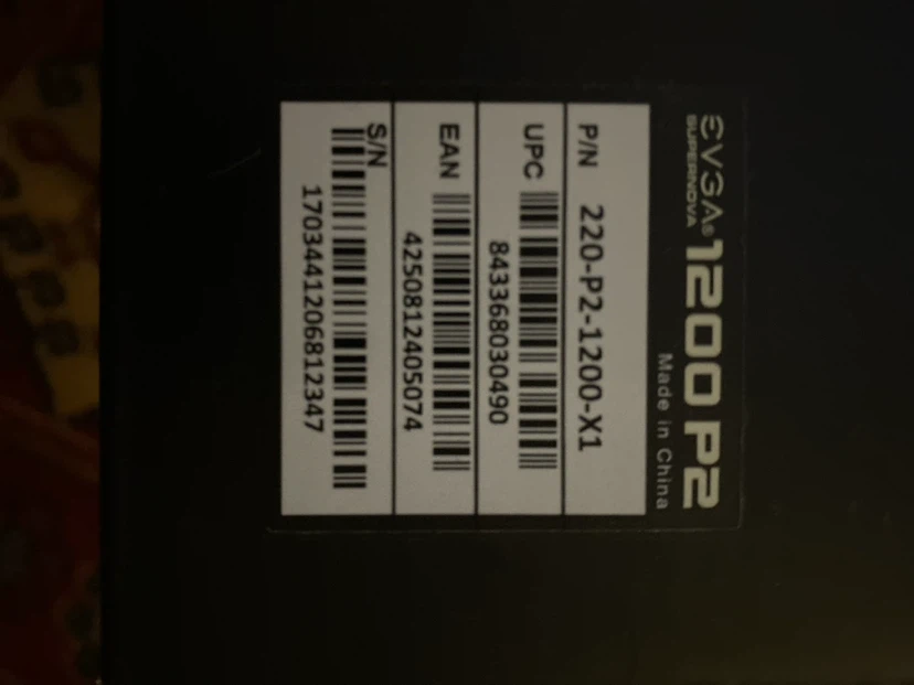 EVGA SuperNOVA 1200 P2 Platinum Power Supply - photo 3