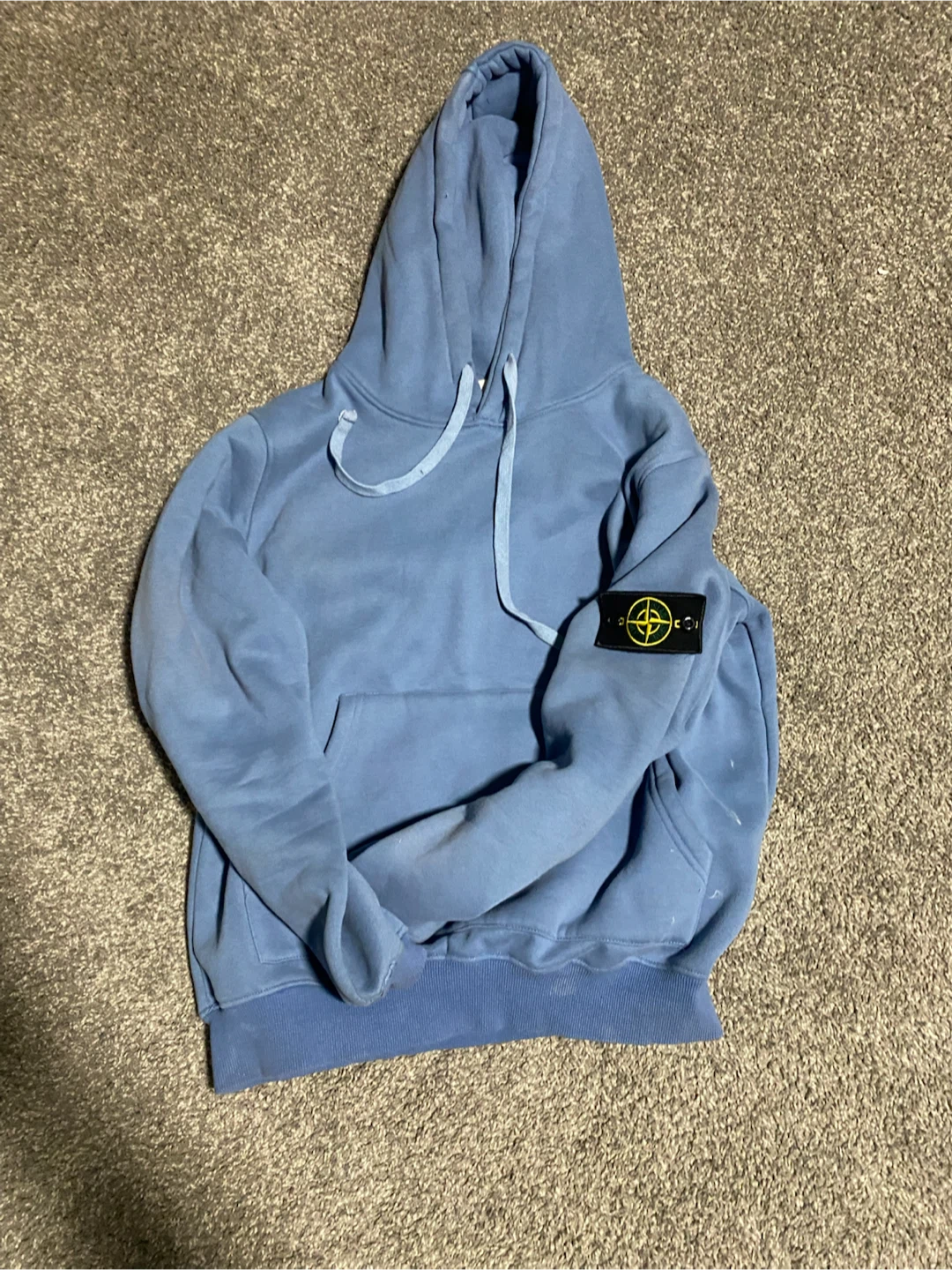 Stone Island Blue Hoodie