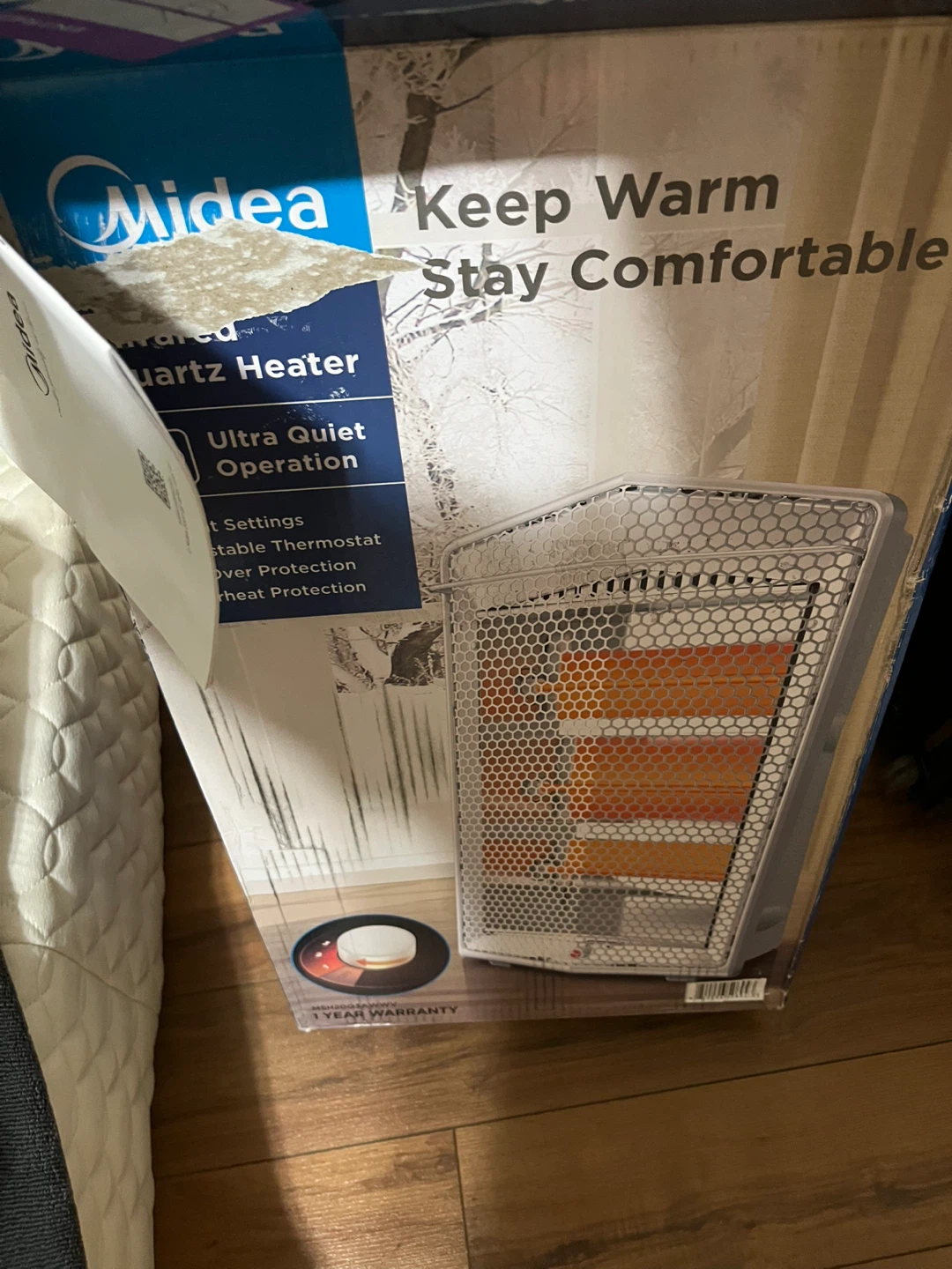Midea Ultra Quiet Quartz Heater