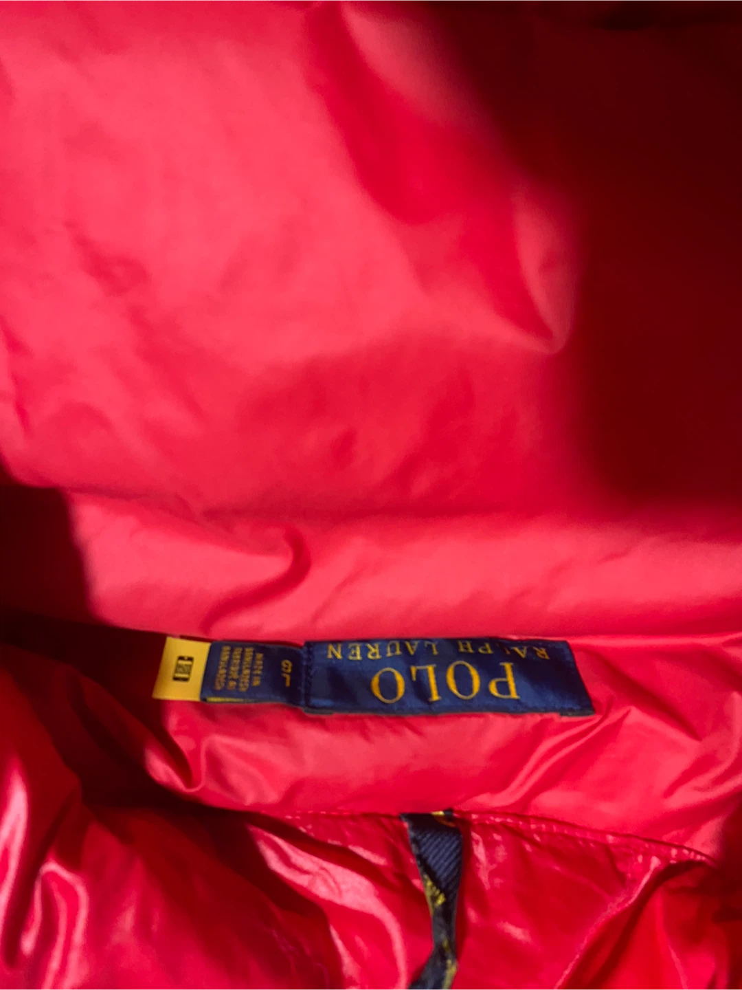 Polo Ralph Lauren Red Puffer Jacket - photo 2