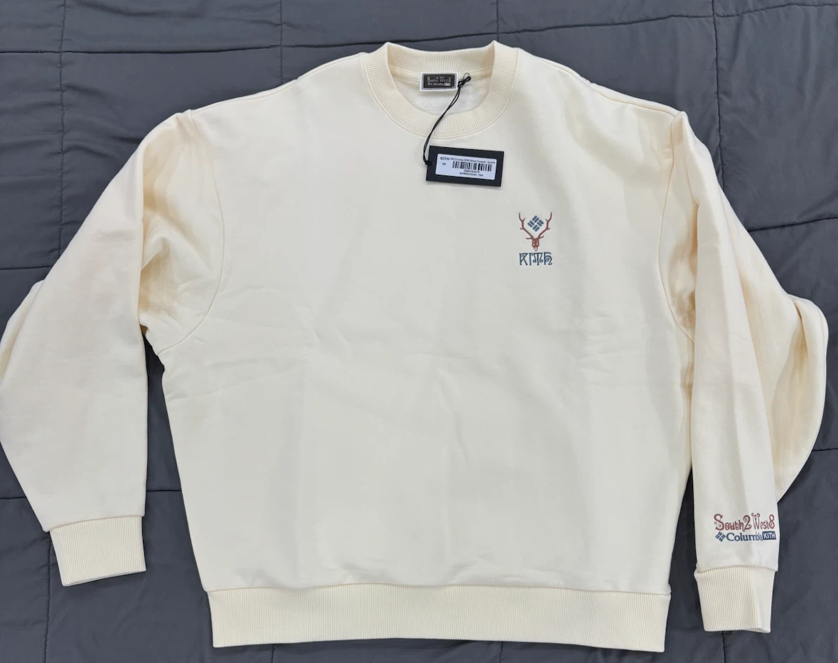 Kith x Columbia x South2 West8 Cream Sweatshirt