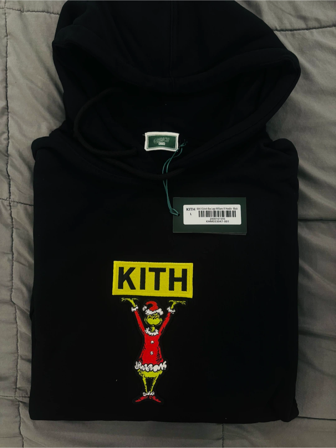 Kith x Grinch Box Logo Williams III Hoodie Black
