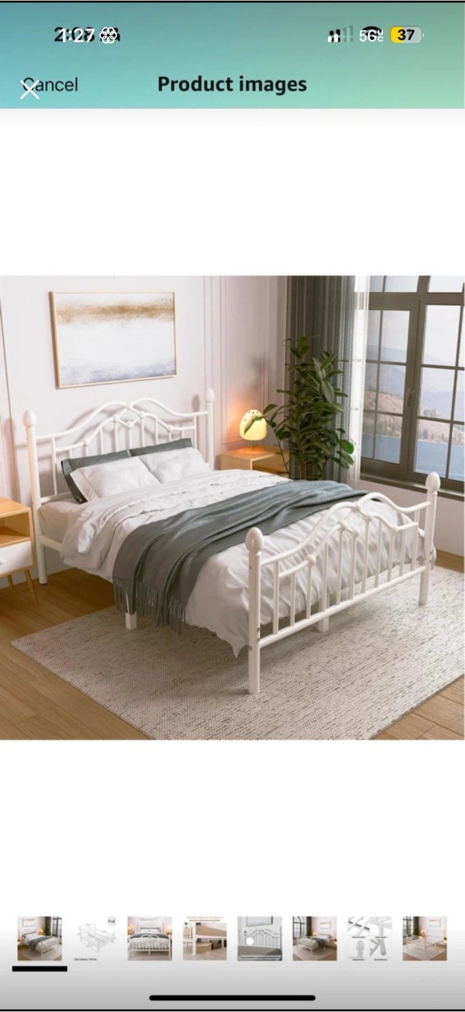 Full Size Metal Bed Frame - photo 3