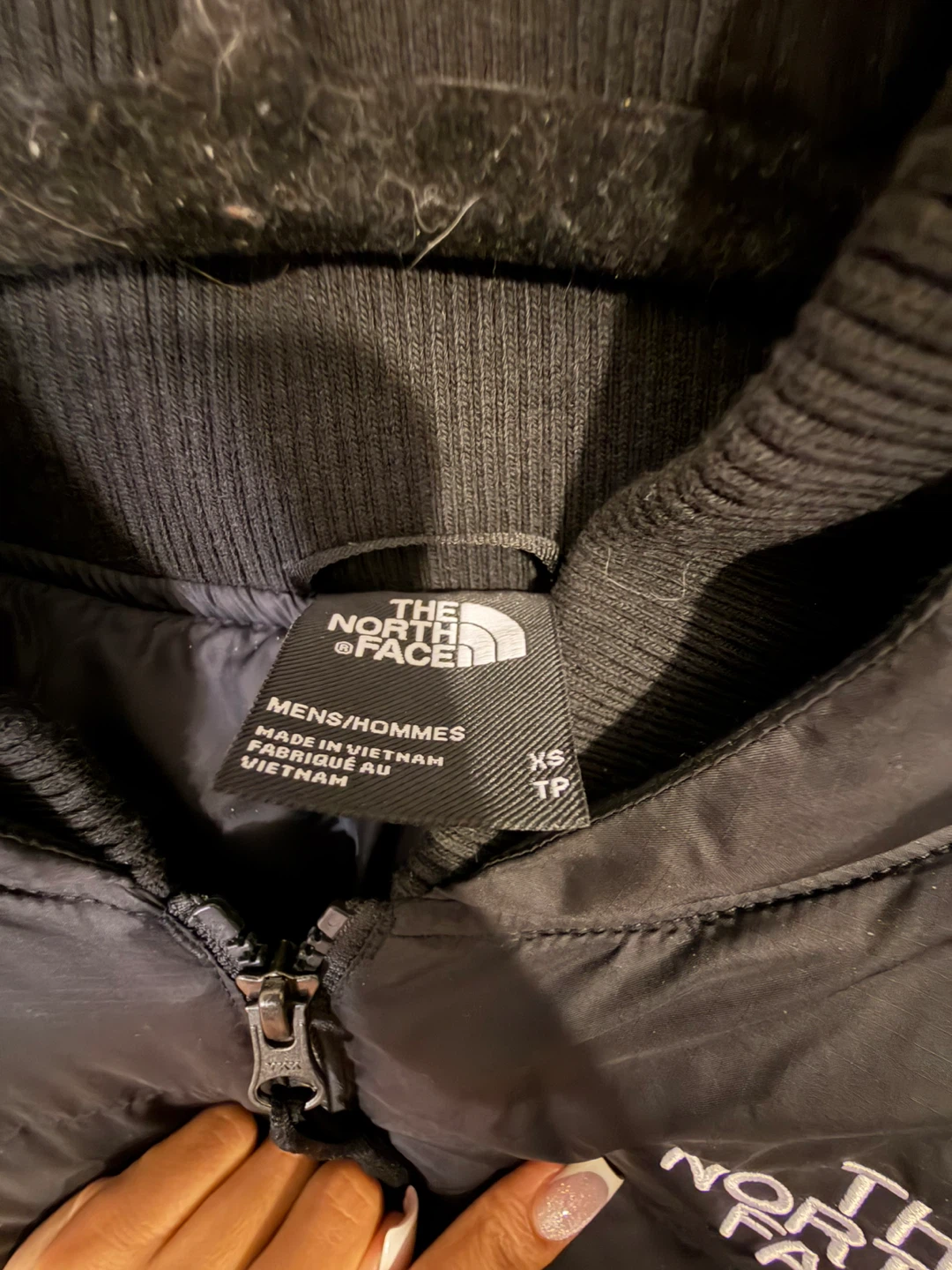 The North Face Puffer Jacket - Black, Size XS - photo 3