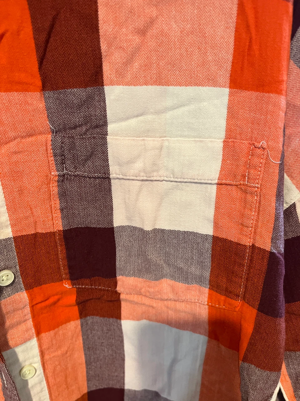 Old Navy The Boyfriend Shirt Plaid Large - photo 5