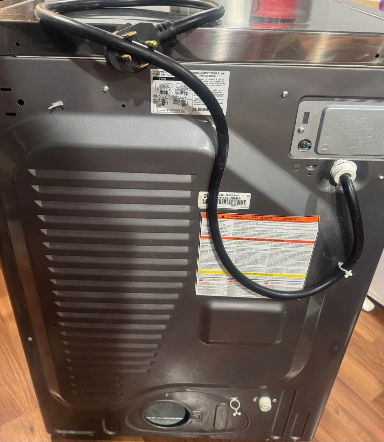 Samsung front load dryer with steam kit - photo 2